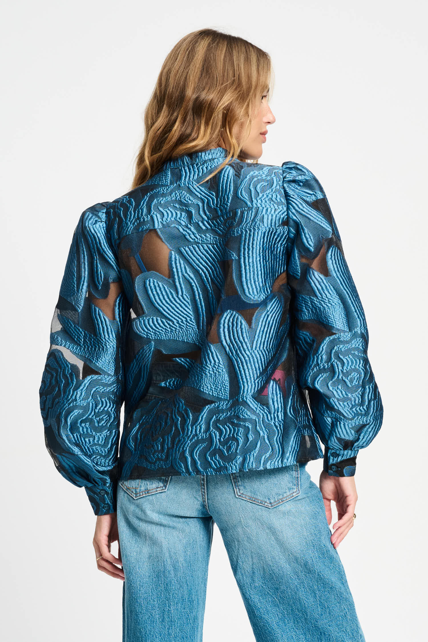 POM Amsterdam Blouses BLOUSE - Dashing Nights Organza