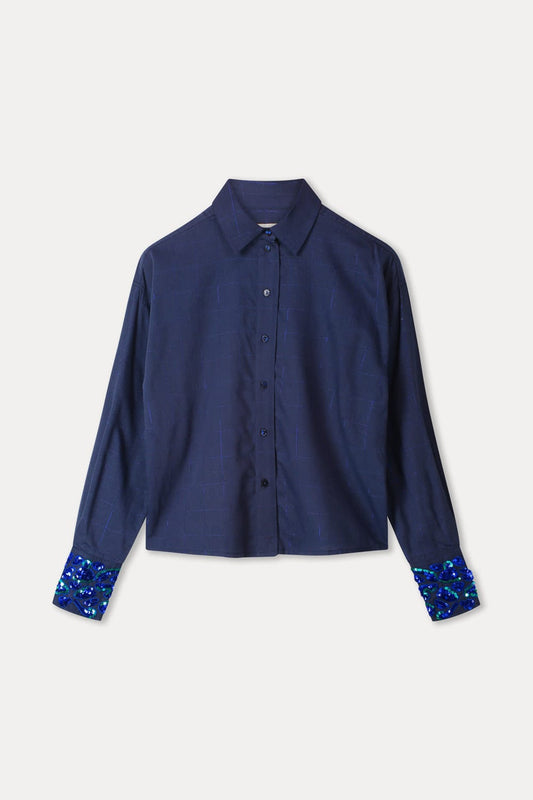 POM Amsterdam Blouses BLOUSE - Lexi Eternal Blue