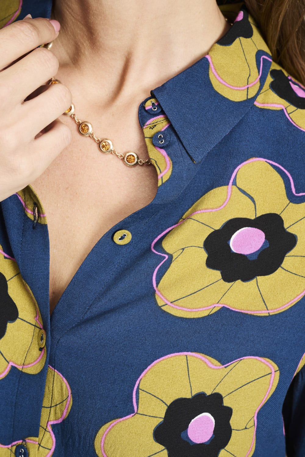 POM Amsterdam Blouses BLOUSE - Mila Fleurs Parfaites