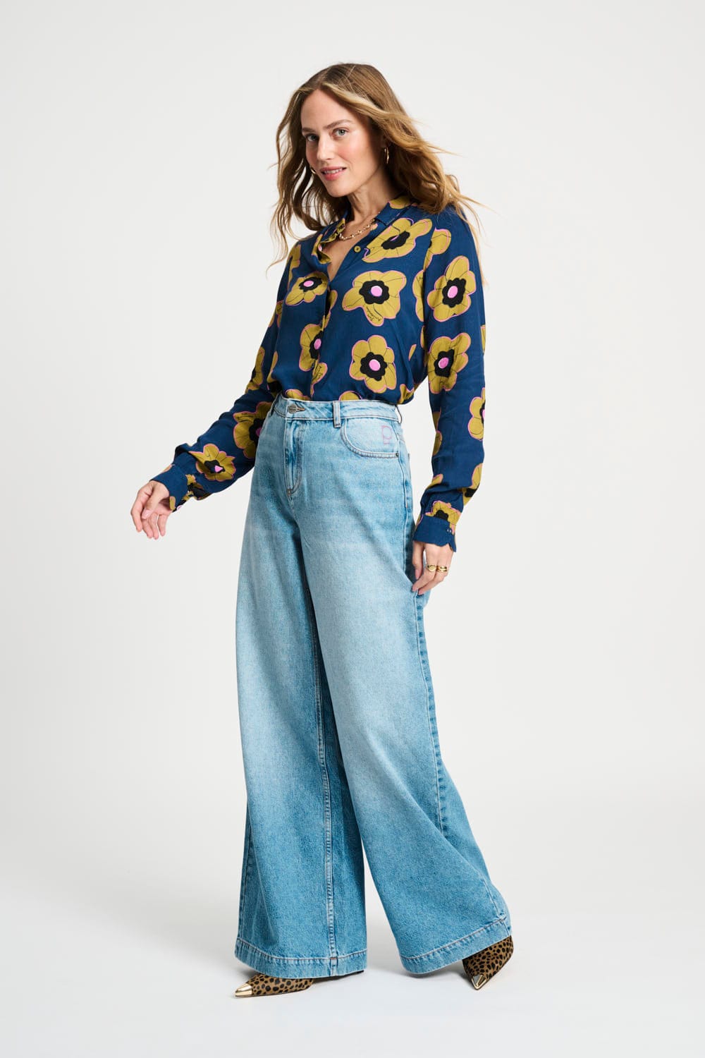 POM Amsterdam Blouses BLOUSE - Mila Fleurs Parfaites