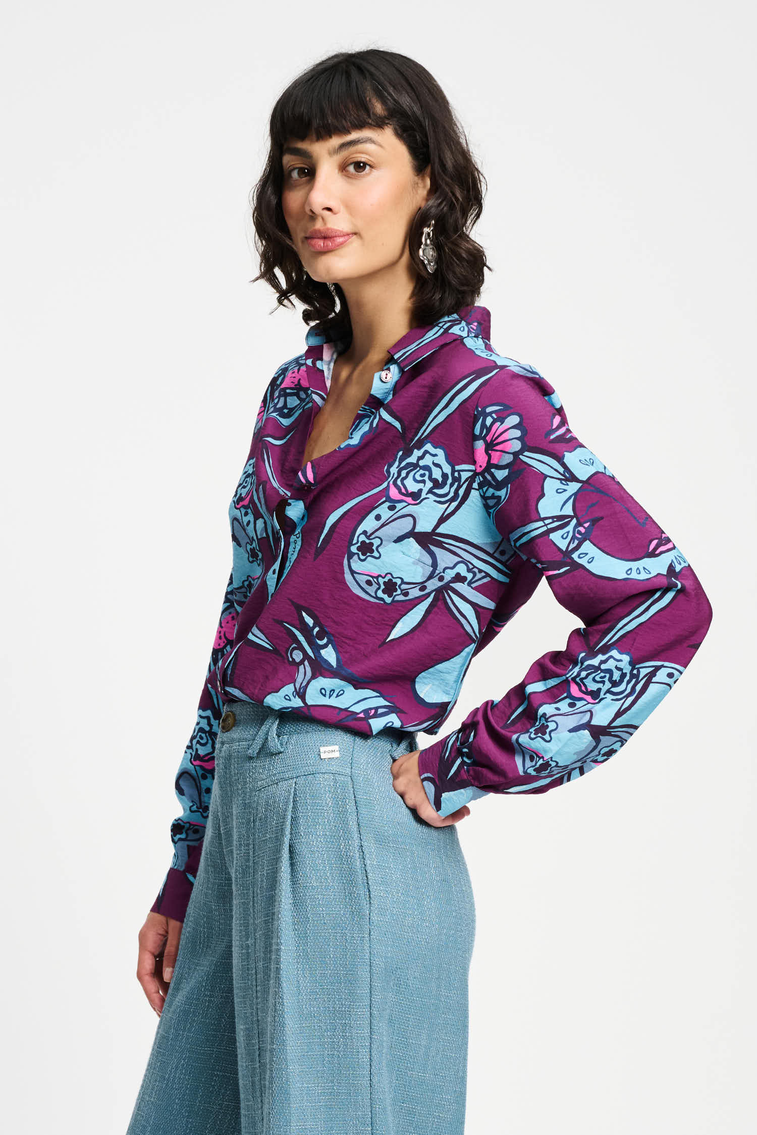 POM Amsterdam Blouses BLOUSE - Mila Mystic Dinner