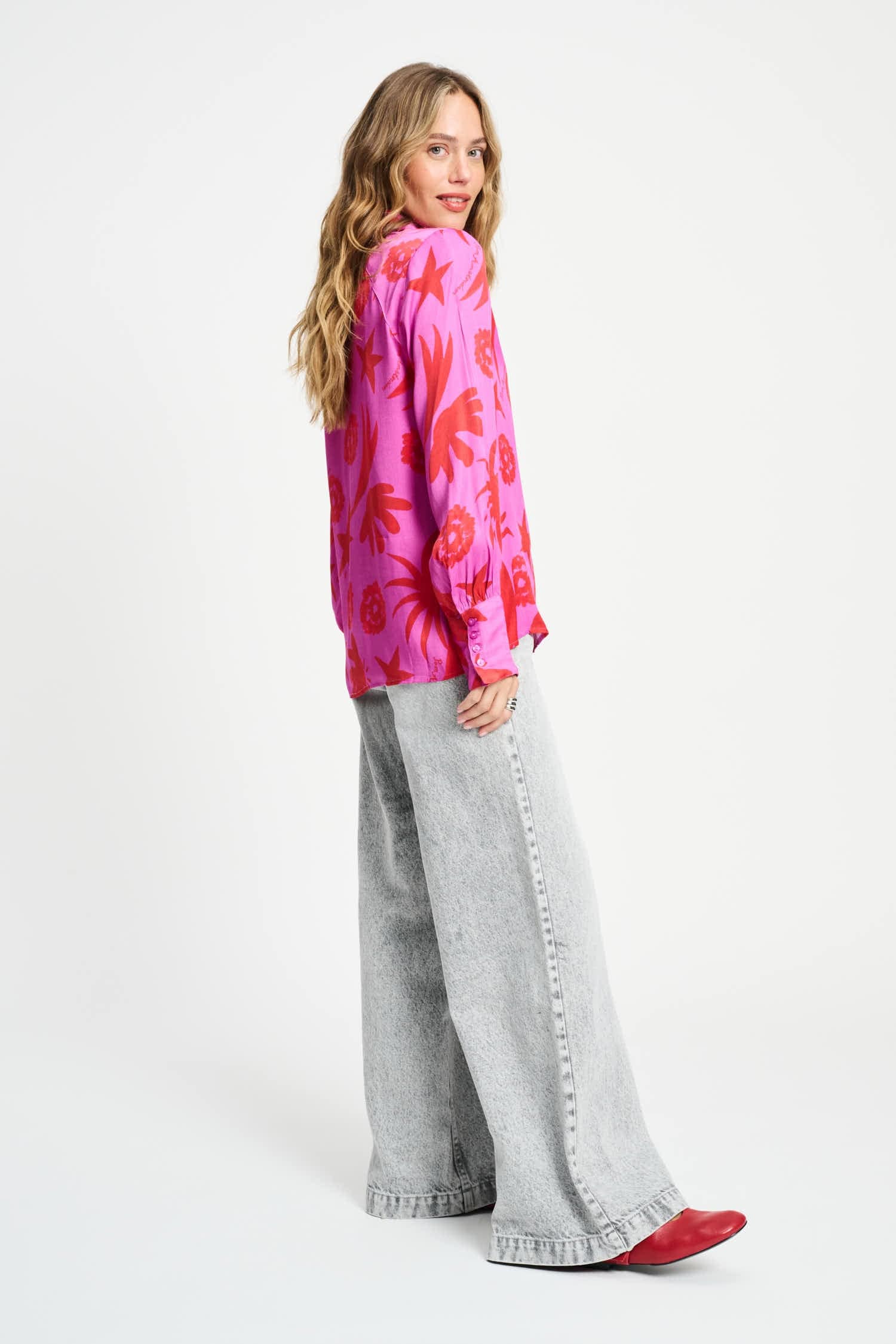 POM Amsterdam Blouses BLOUSE - Splashing Fireworks