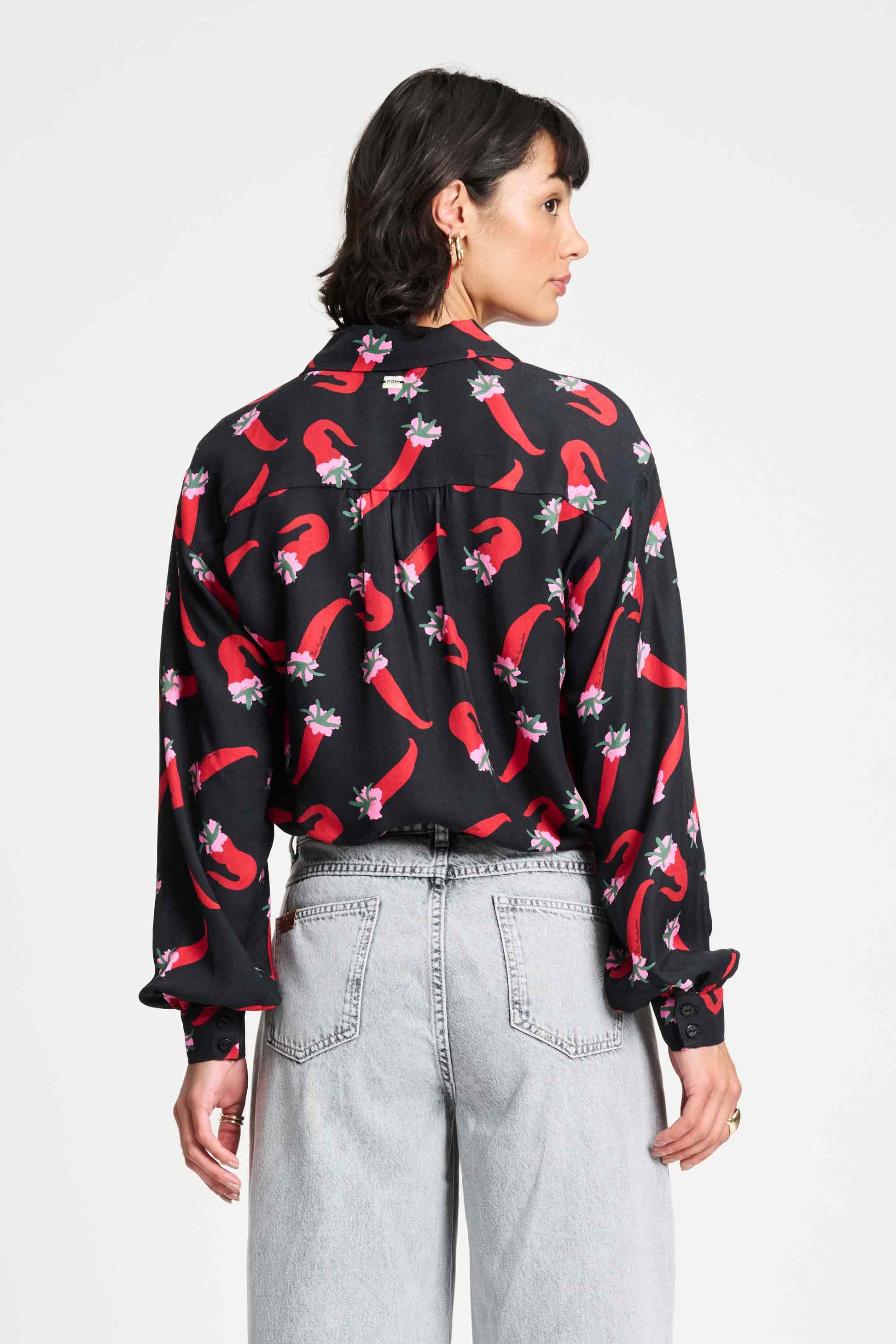 POM Amsterdam Blouses BLOUSE - Violet Pepper Garden