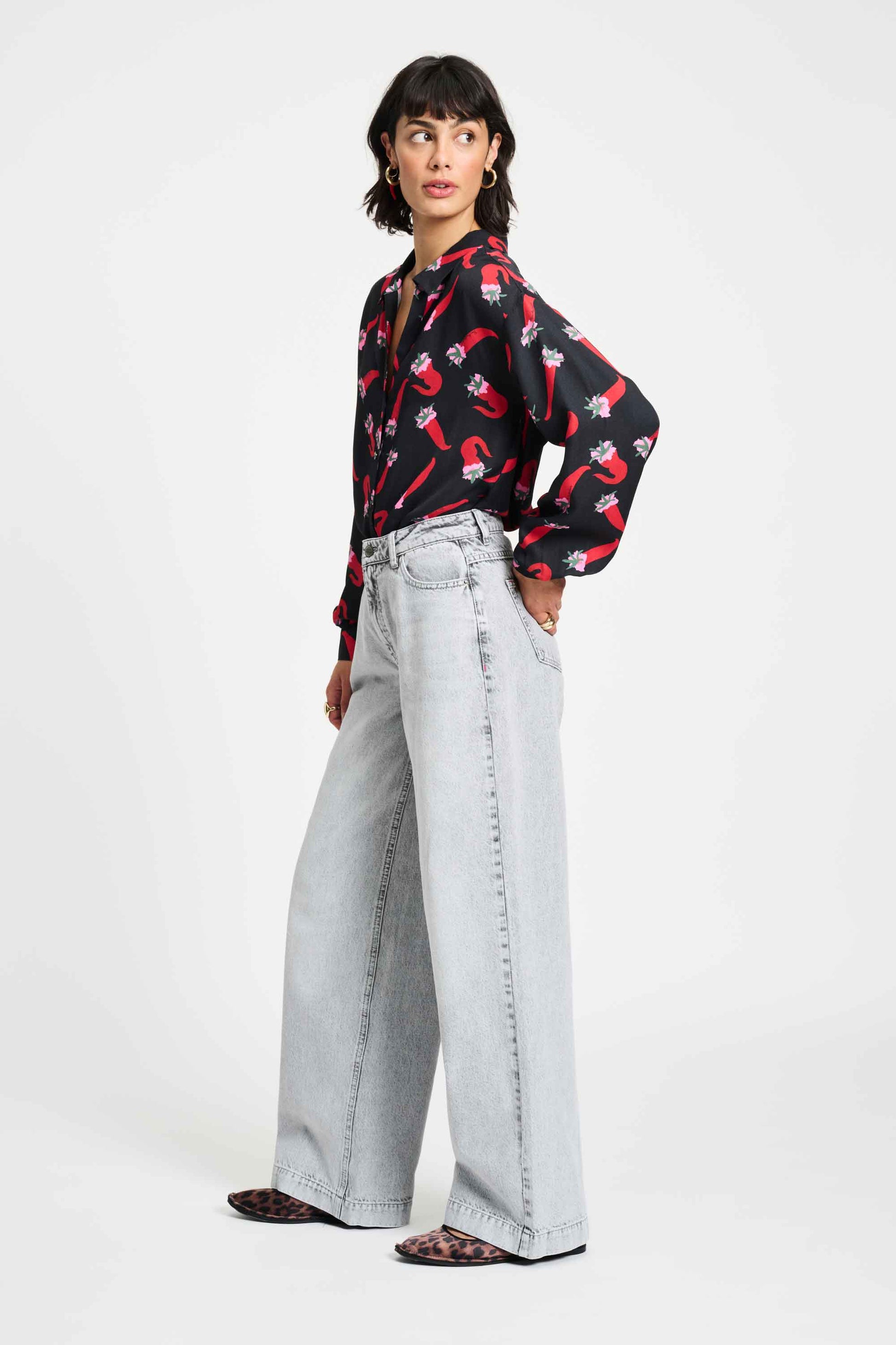 POM Amsterdam Blouses BLOUSE - Violet Pepper Garden