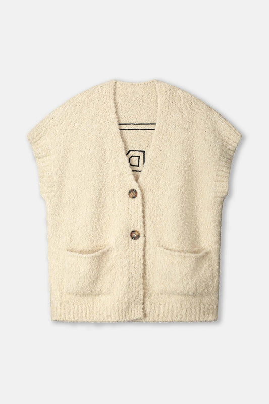 POM Amsterdam Cardigans CARDIGAN - Le Blanc