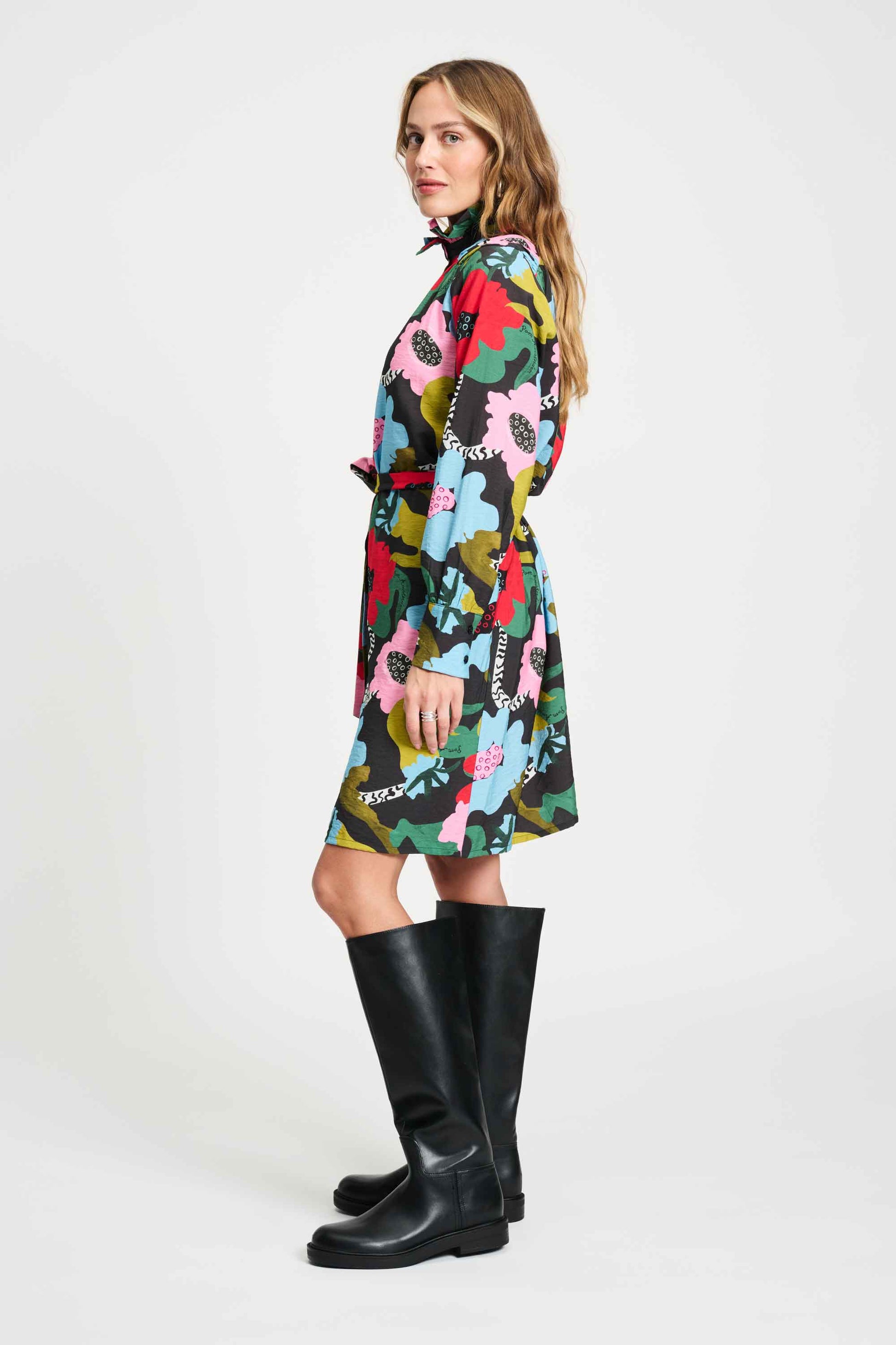 POM Amsterdam Dresses ROBE - Autumn Garden