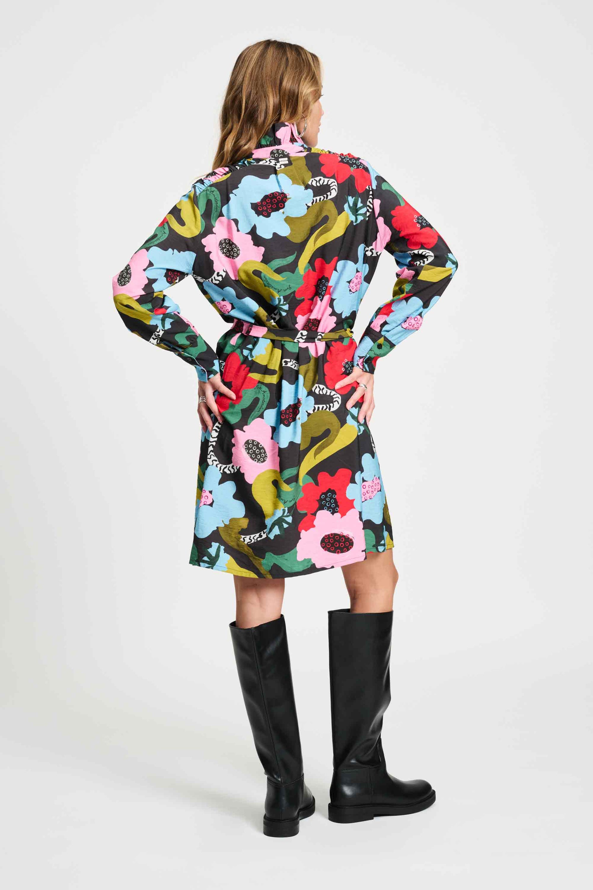 POM Amsterdam Dresses ROBE - Autumn Garden