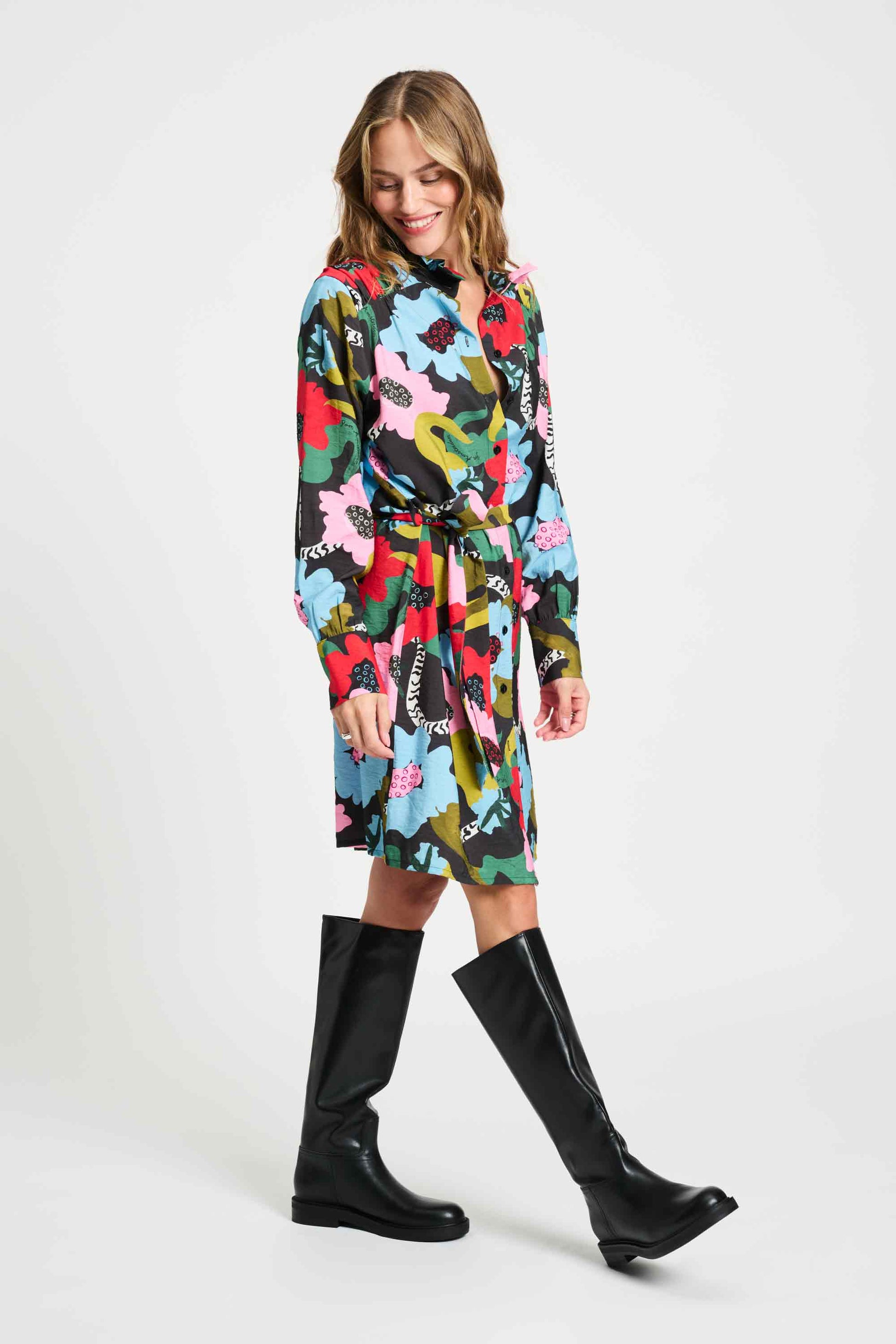 POM Amsterdam Dresses ROBE - Autumn Garden