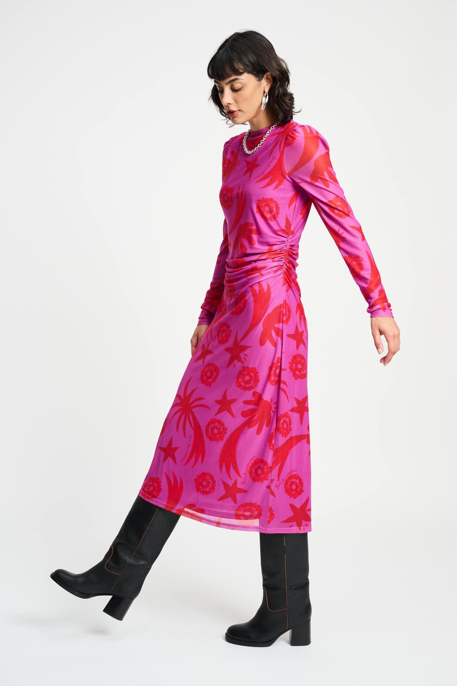 POM Amsterdam Dresses ROBE - Splashing Fireworks