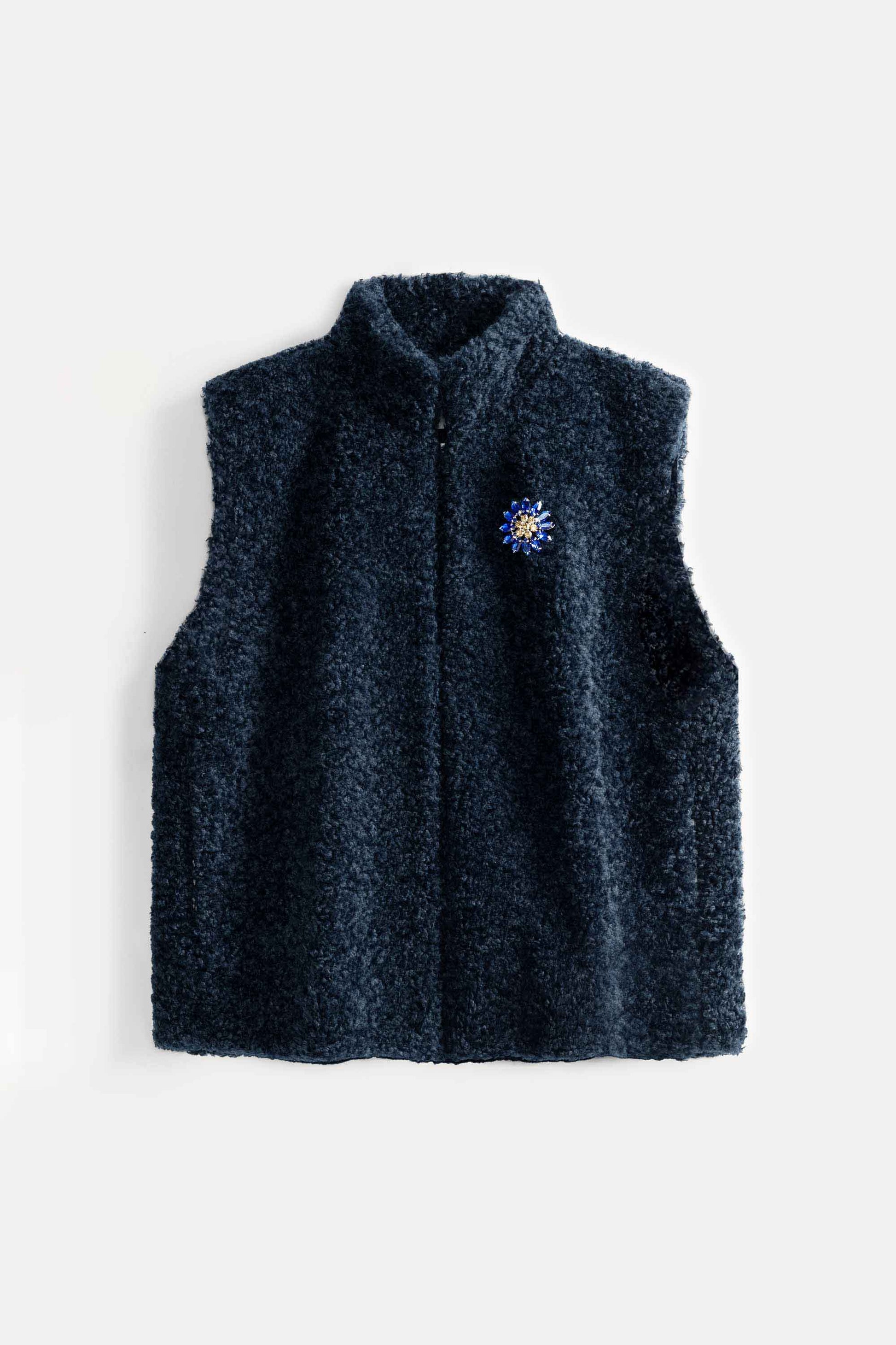 POM Amsterdam Gilets GILET - Teddy Love Marine