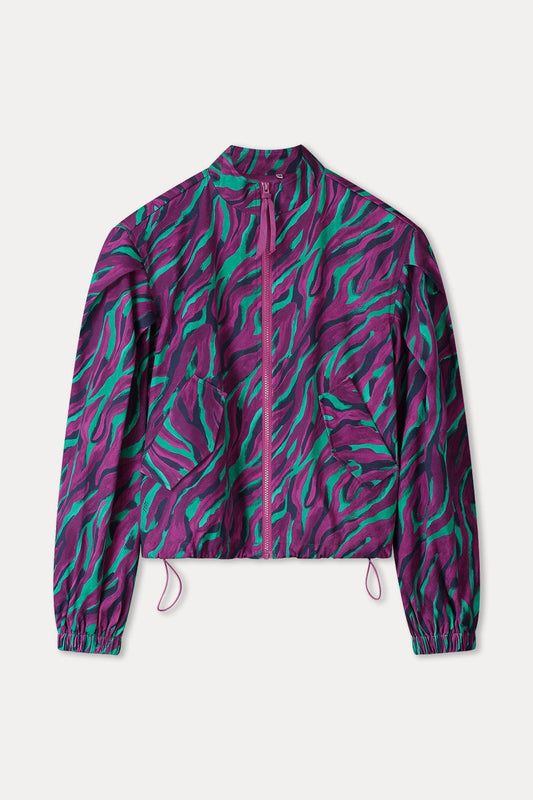 POM Amsterdam Jackets JACKET - Animal Purple