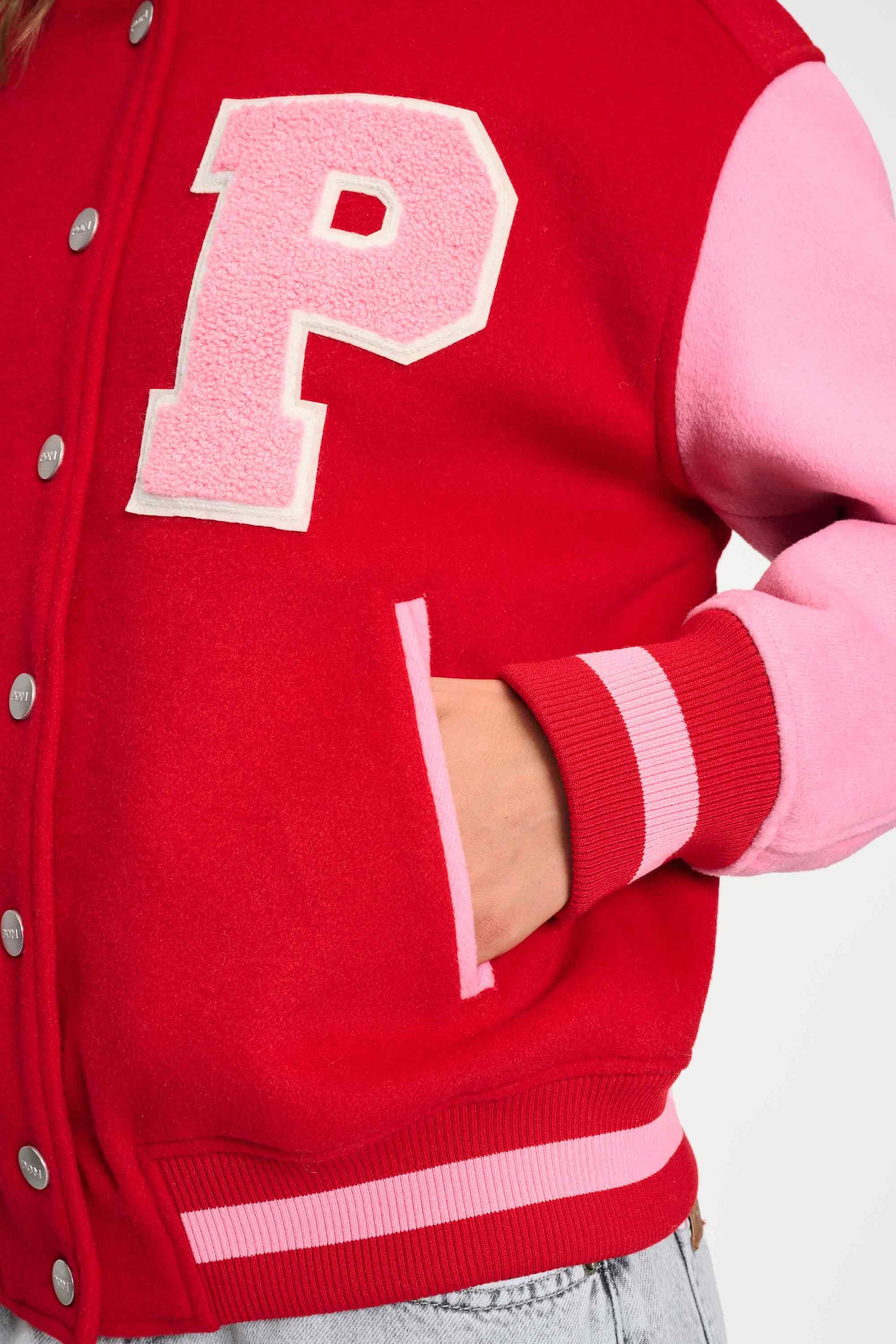 POM Amsterdam Jackets VEST - Baseball Chili Red