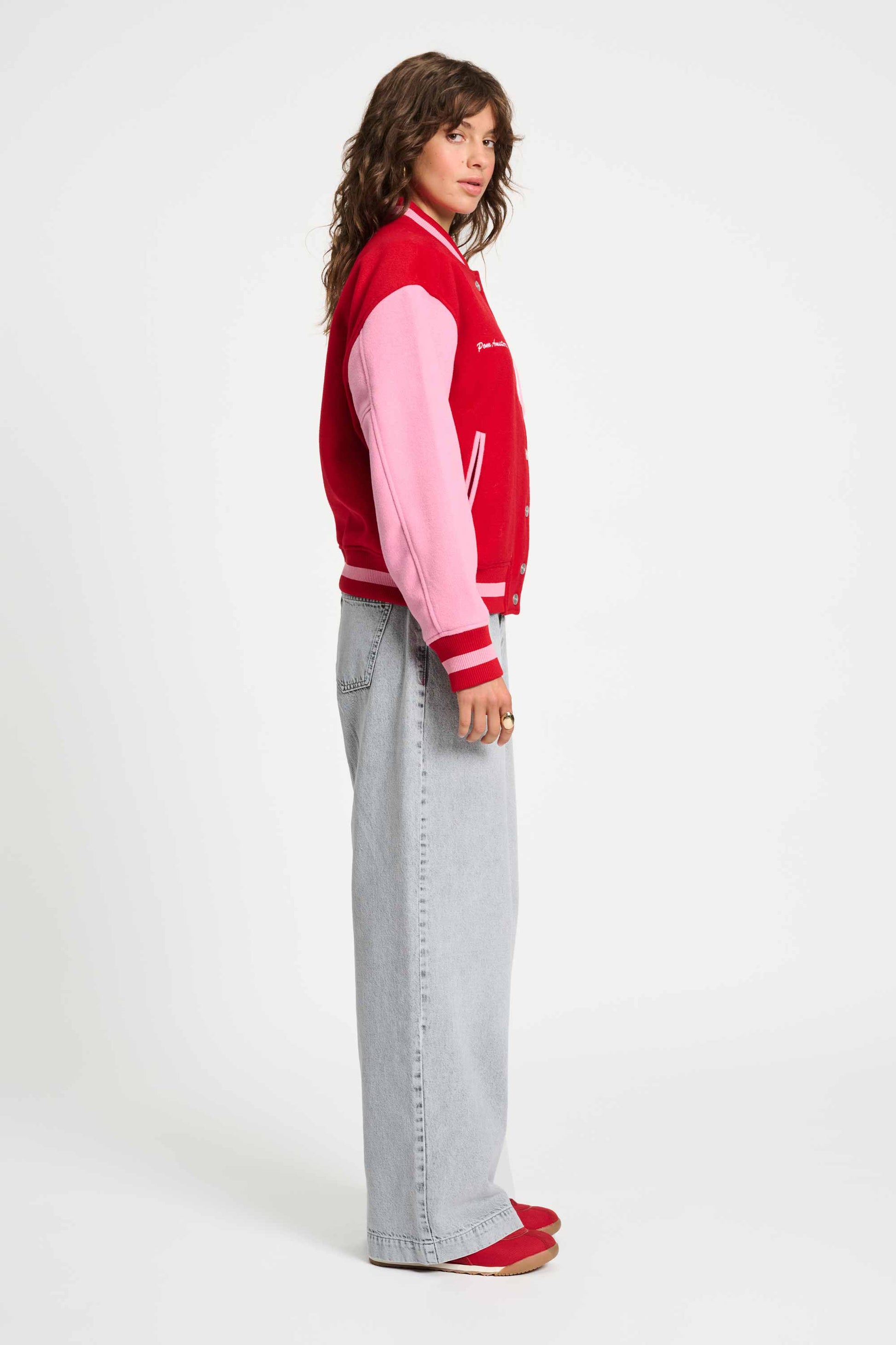 POM Amsterdam Jackets VEST - Baseball Chili Red
