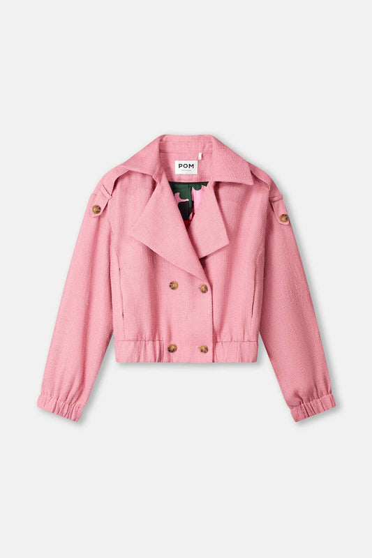 POM Amsterdam Jackets VEST - Bouclé Sweet Pink