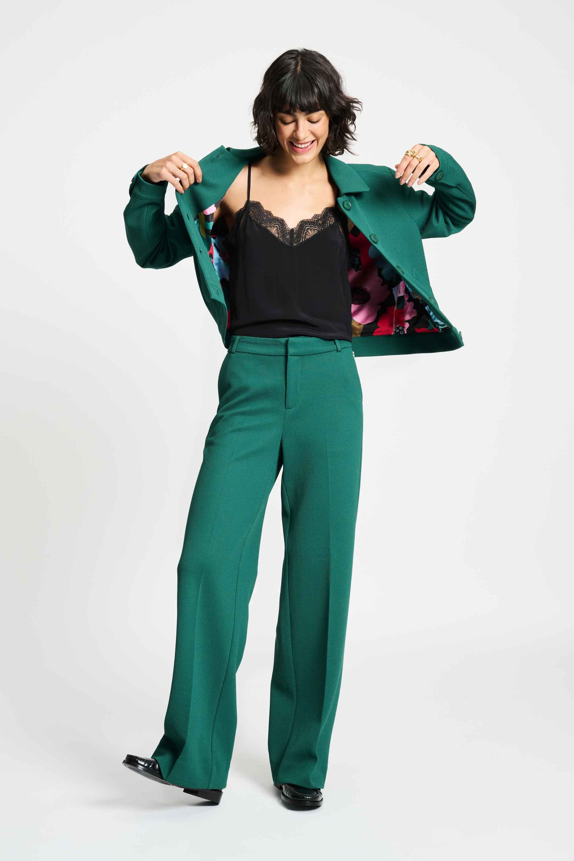 POM Amsterdam Jackets VEST - Iris Pine Green