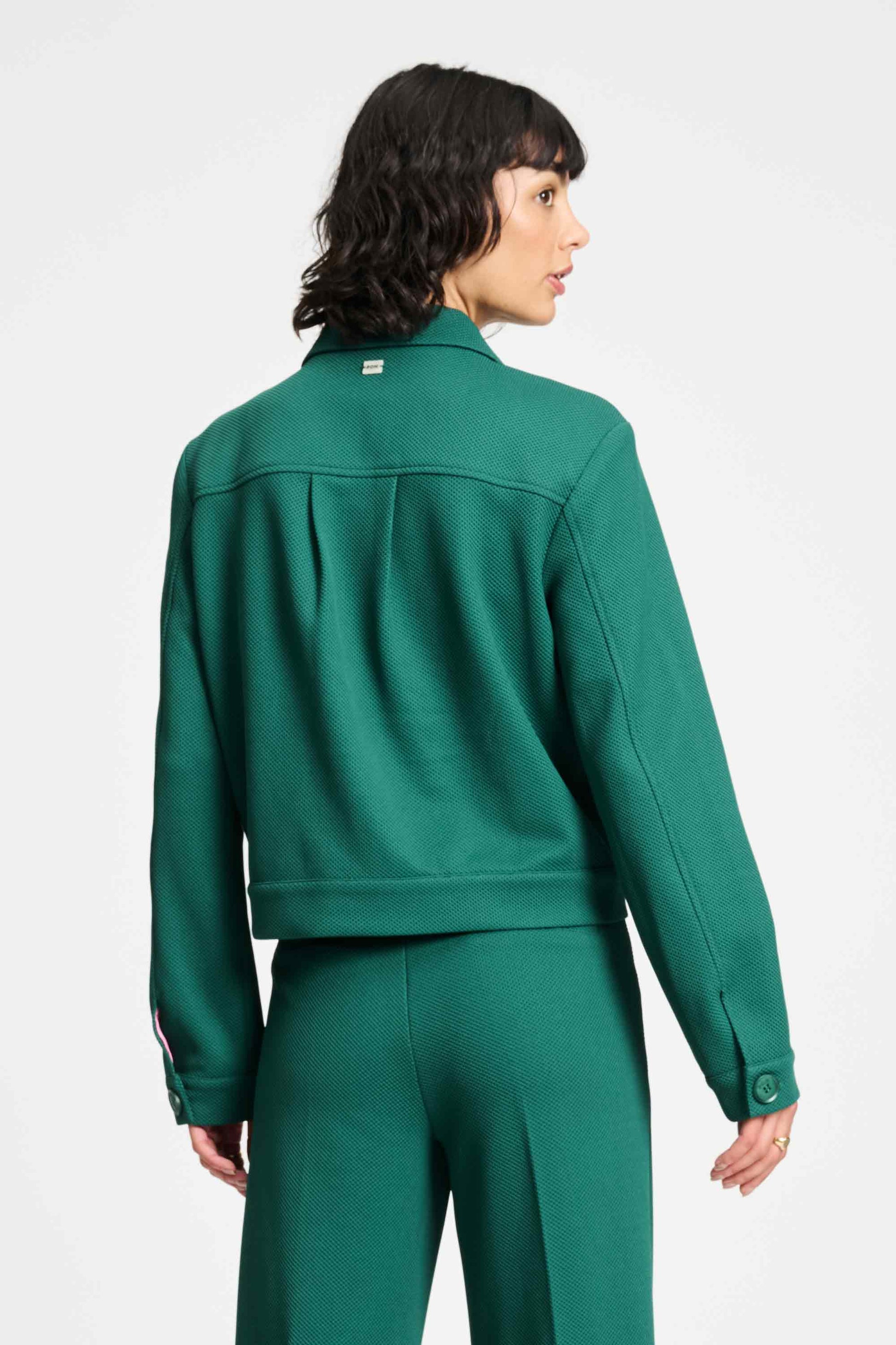 POM Amsterdam Jackets VEST - Iris Pine Green