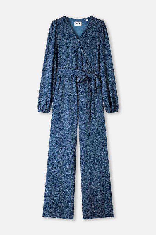 POM Amsterdam Jumpsuits COMBINAISON - Glitter Dawn Blue