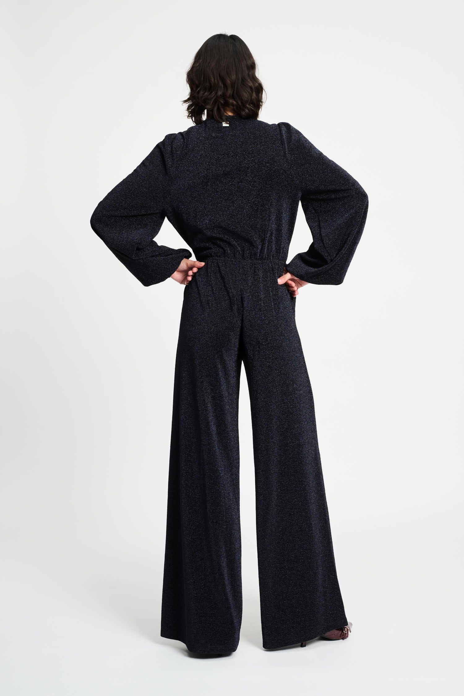 POM Amsterdam Jumpsuits COMBINAISON - Glitter Noir