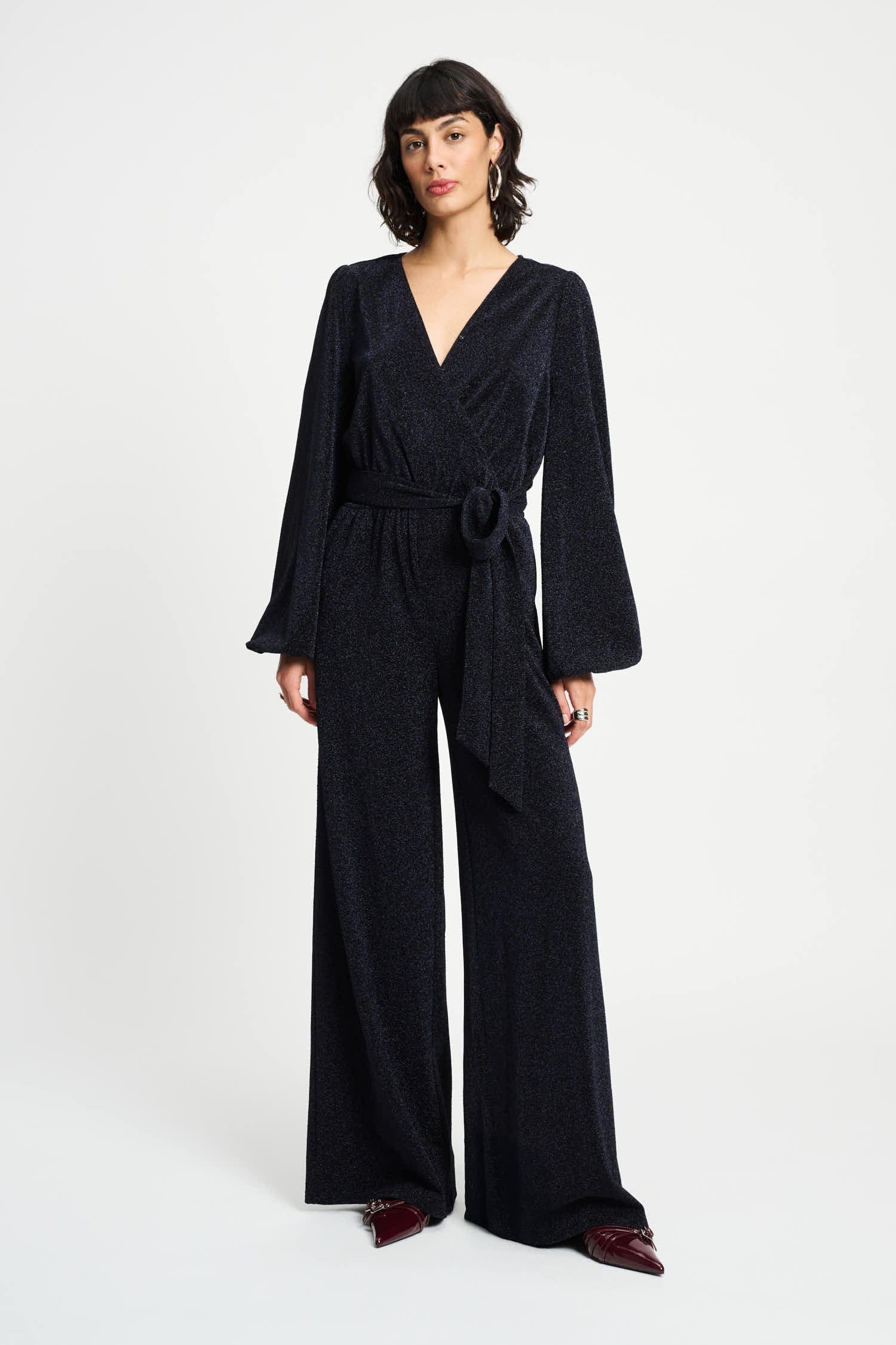 POM Amsterdam Jumpsuits COMBINAISON - Glitter Noir