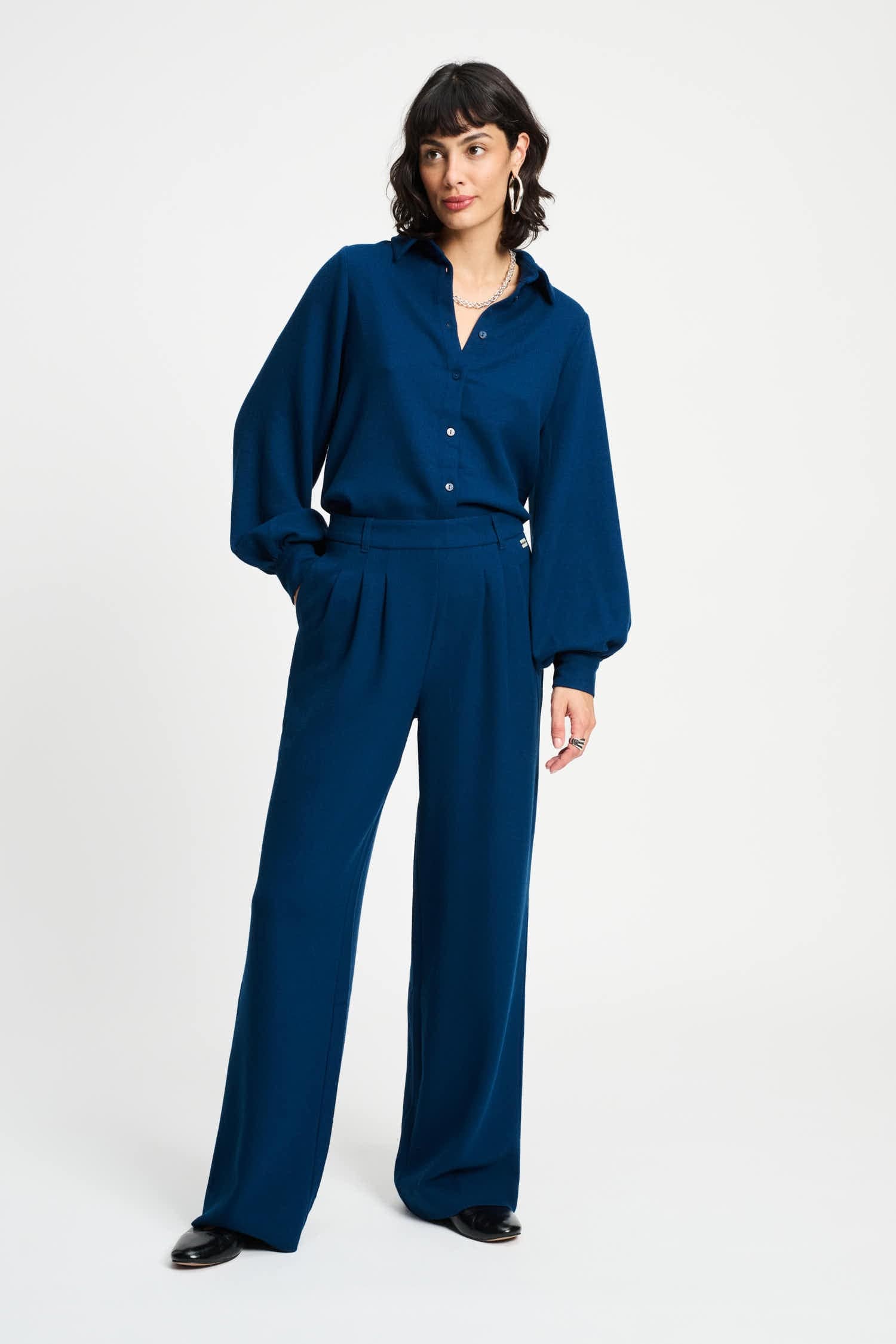 POM Amsterdam Pants Blue / 34 PANTALON - Nightfall Blue
