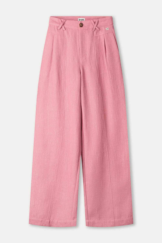 POM Amsterdam Pants PANTALON - Bouclé Sweet Pink