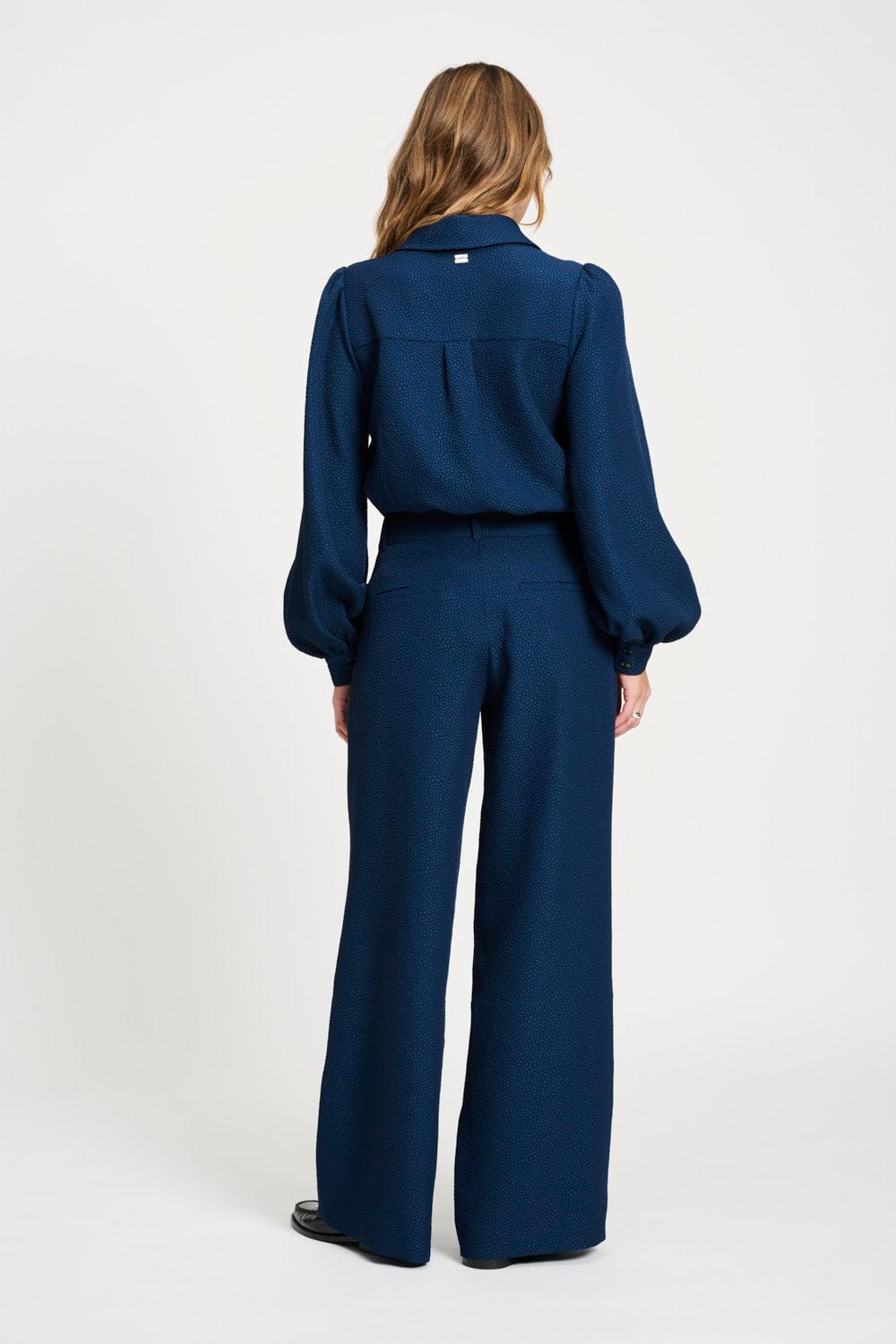 POM Amsterdam Pants PANTALON - Bubble Nightfall Blue