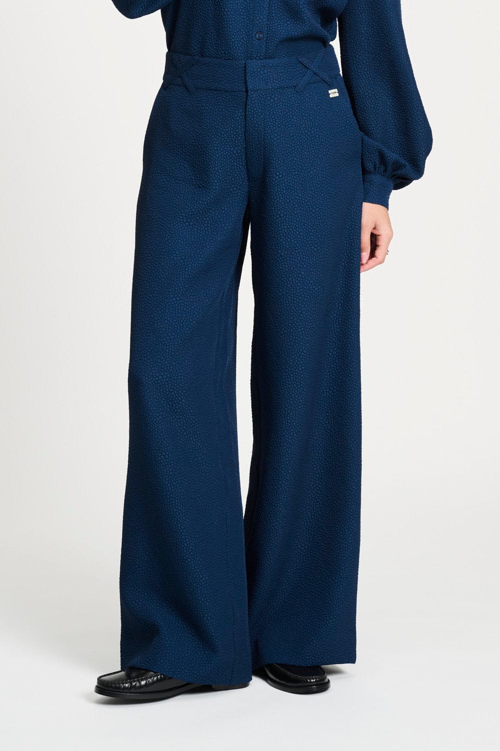 POM Amsterdam Pants PANTALON - Bubble Nightfall Blue