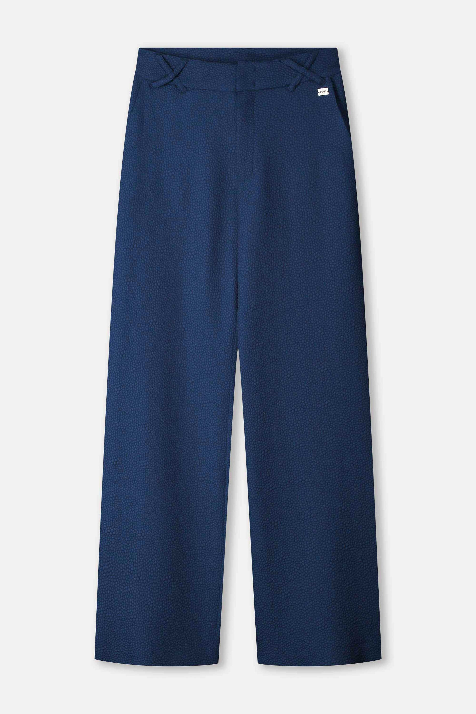 POM Amsterdam Pants PANTALON - Bubble Nightfall Blue