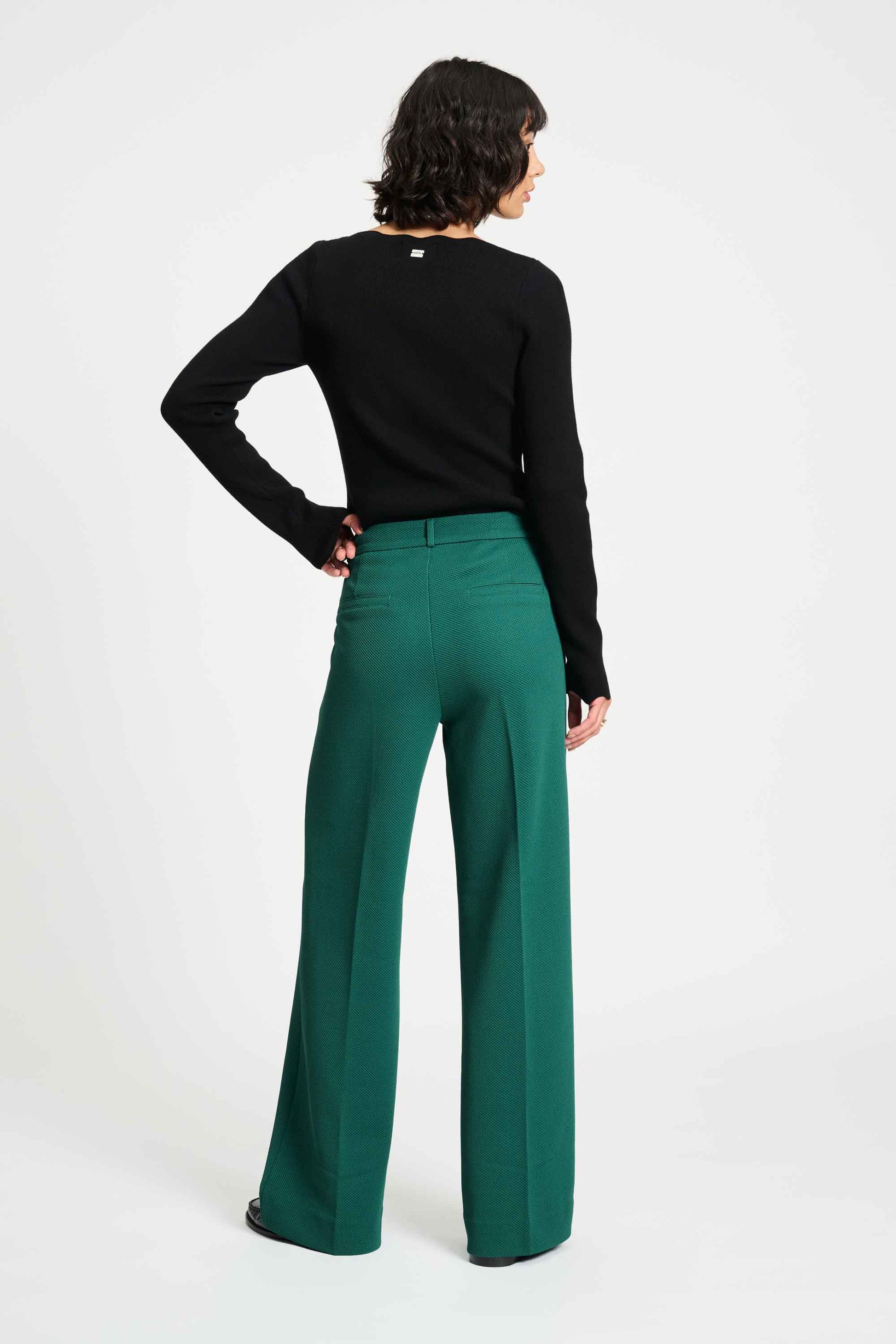 POM Amsterdam Pants PANTALON - Lara Pine Green