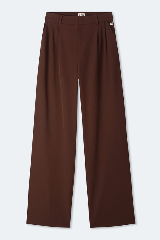 POM Amsterdam Pants PANTALON - Marlou Chocolate Brown