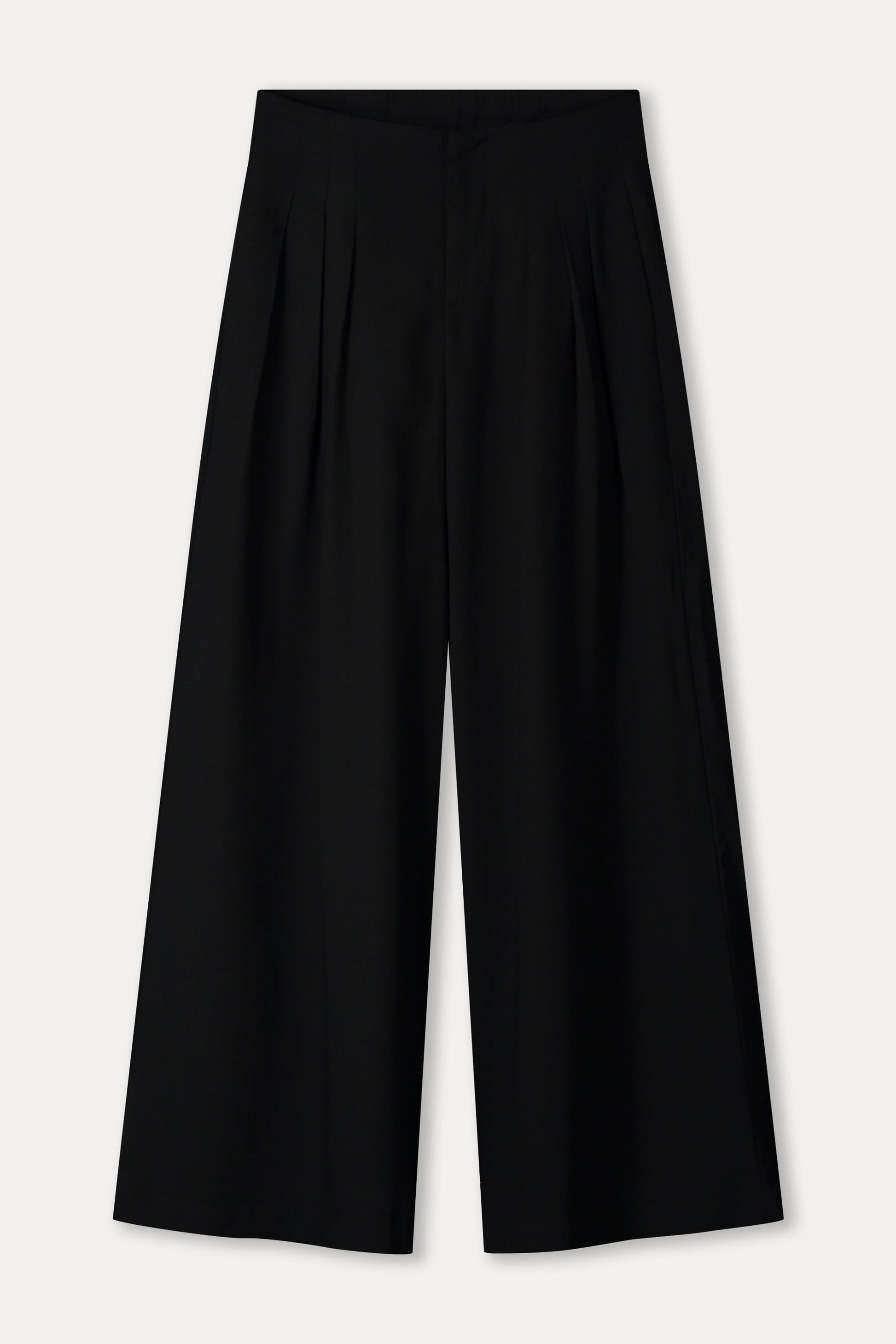 POM Amsterdam Pants PANTALON - Wide leg Noir