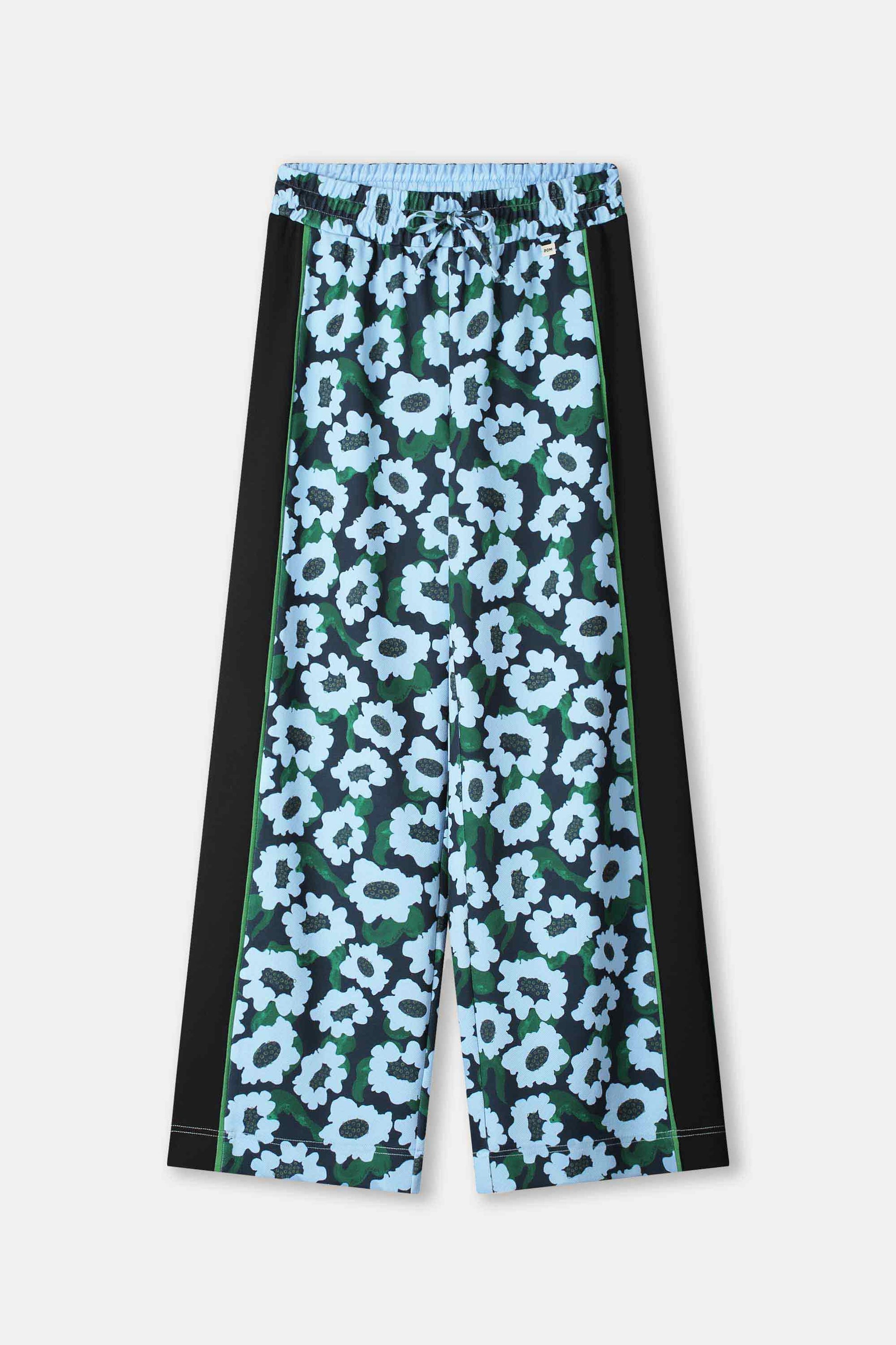 POM Amsterdam Pants PANTALON - Wild Flowers Blue