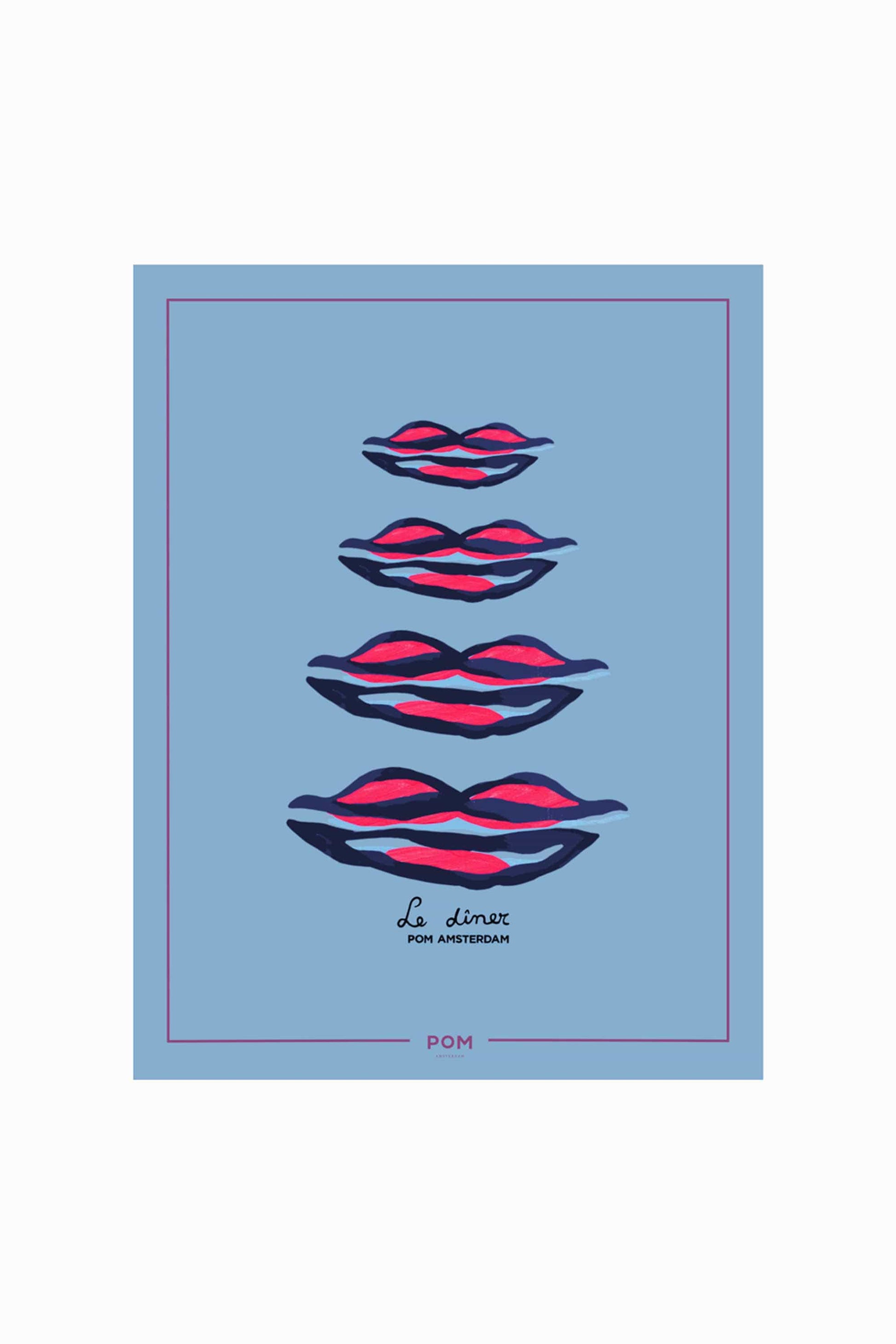 POM Amsterdam Shawls Blue / OS ECHARPE - Bisous