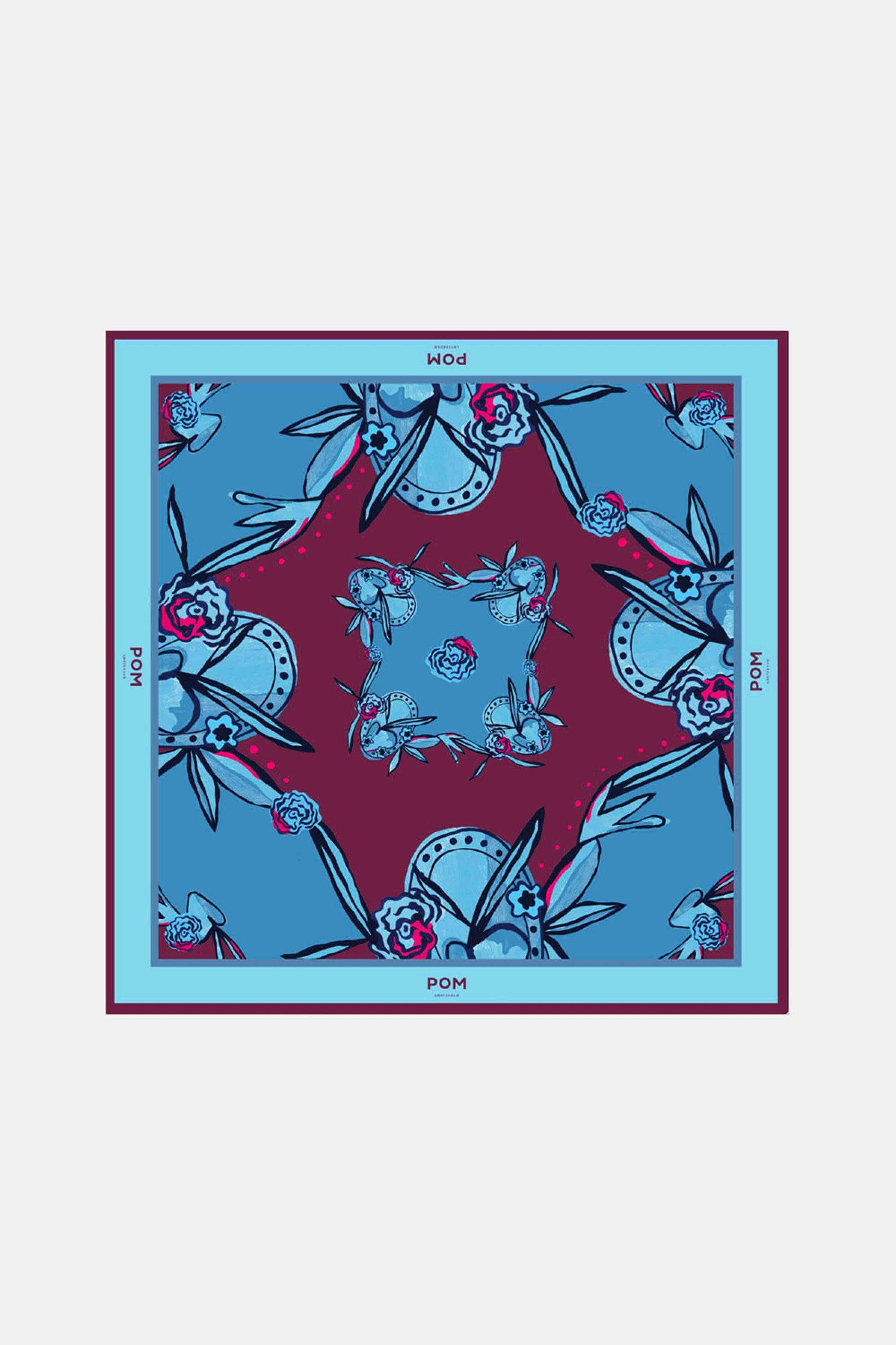 POM Amsterdam Shawls Blue / OS ECHARPE - Mystic Dinner