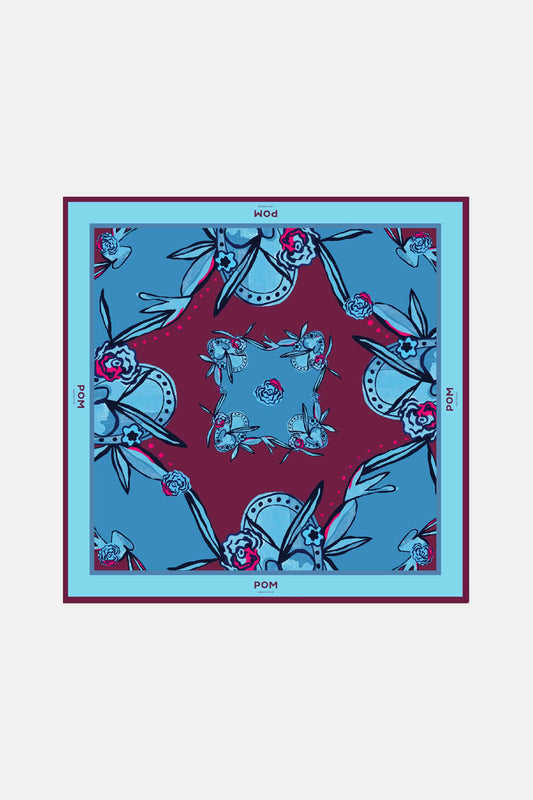POM Amsterdam Shawls Blue / OS ECHARPE - Mystic Dinner