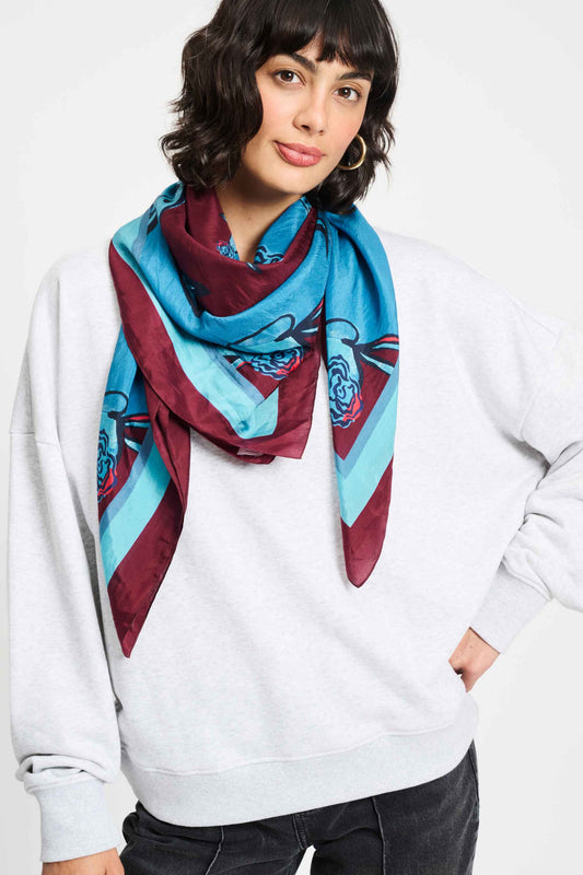 POM Amsterdam Shawls Blue / OS ECHARPE - Mystic Dinner