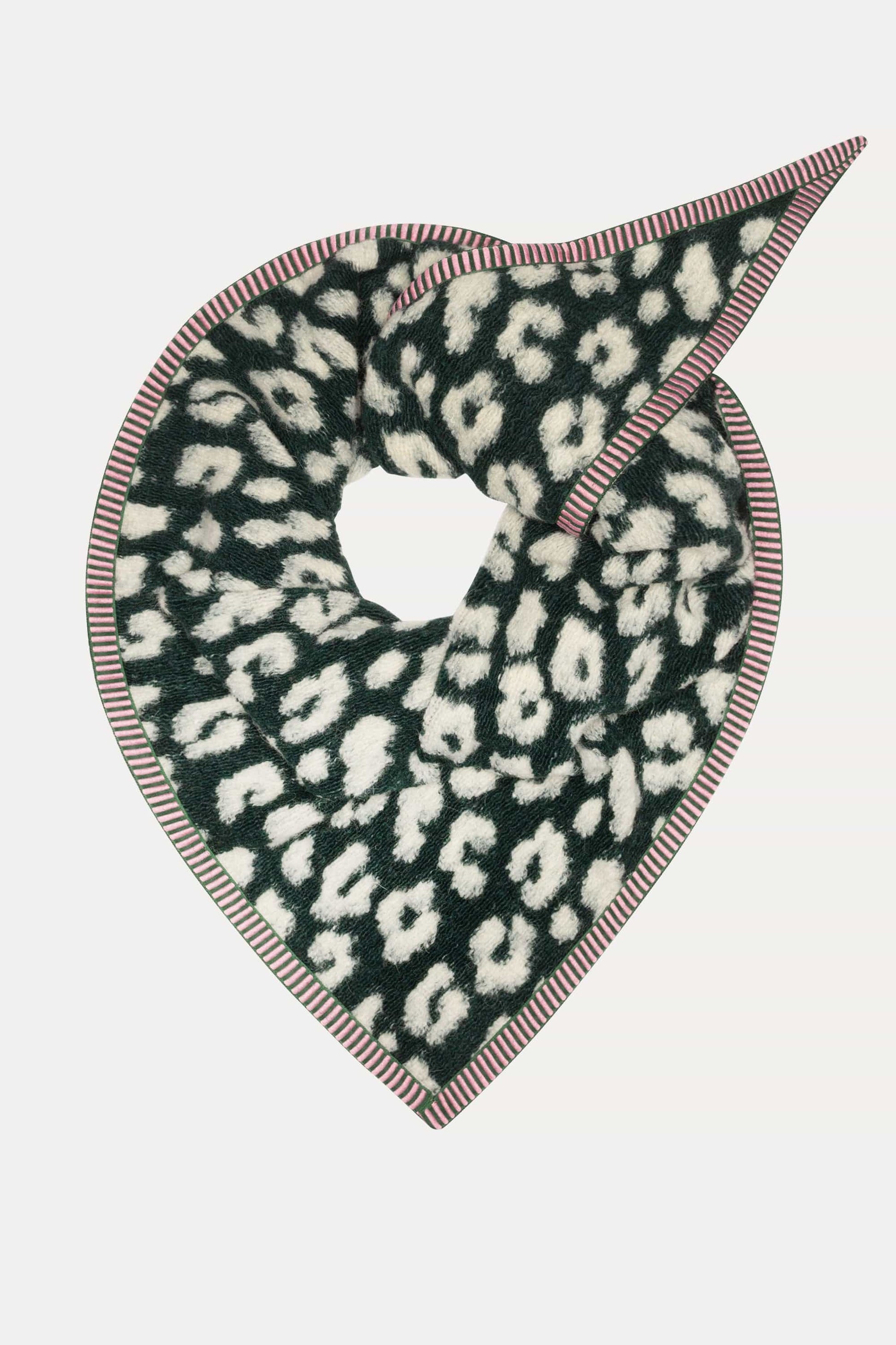 POM Amsterdam Shawls Green / OS ECHARPE - Leopard Green