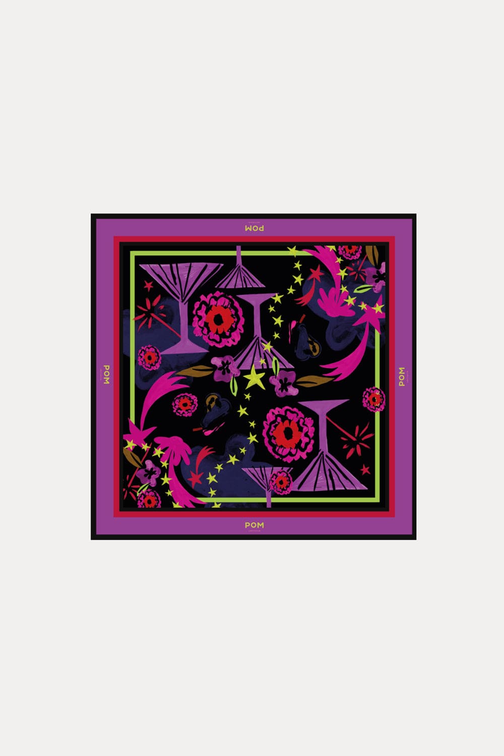 POM Amsterdam Shawls Multi colour / OS ECHARPE - Party Delight Small