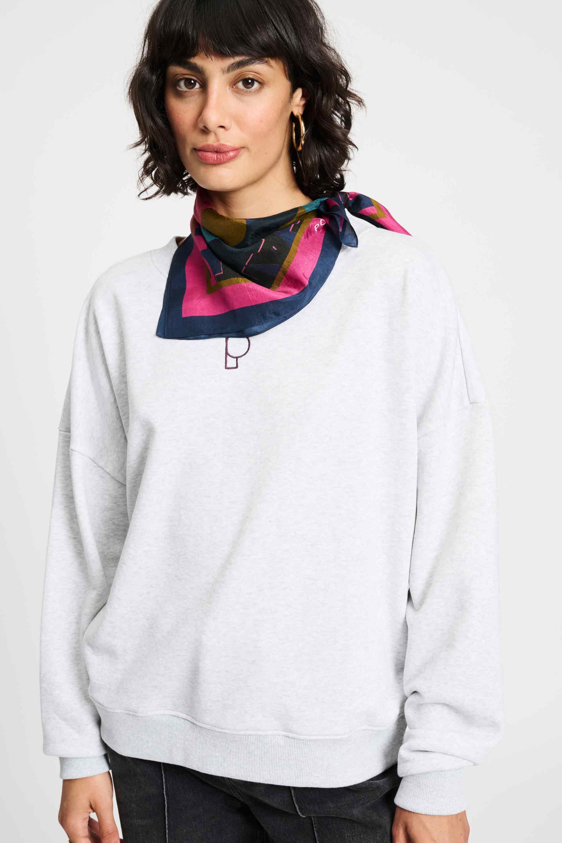 POM Amsterdam Shawls Pink / OS ECHARPE - Croissant Romance Small