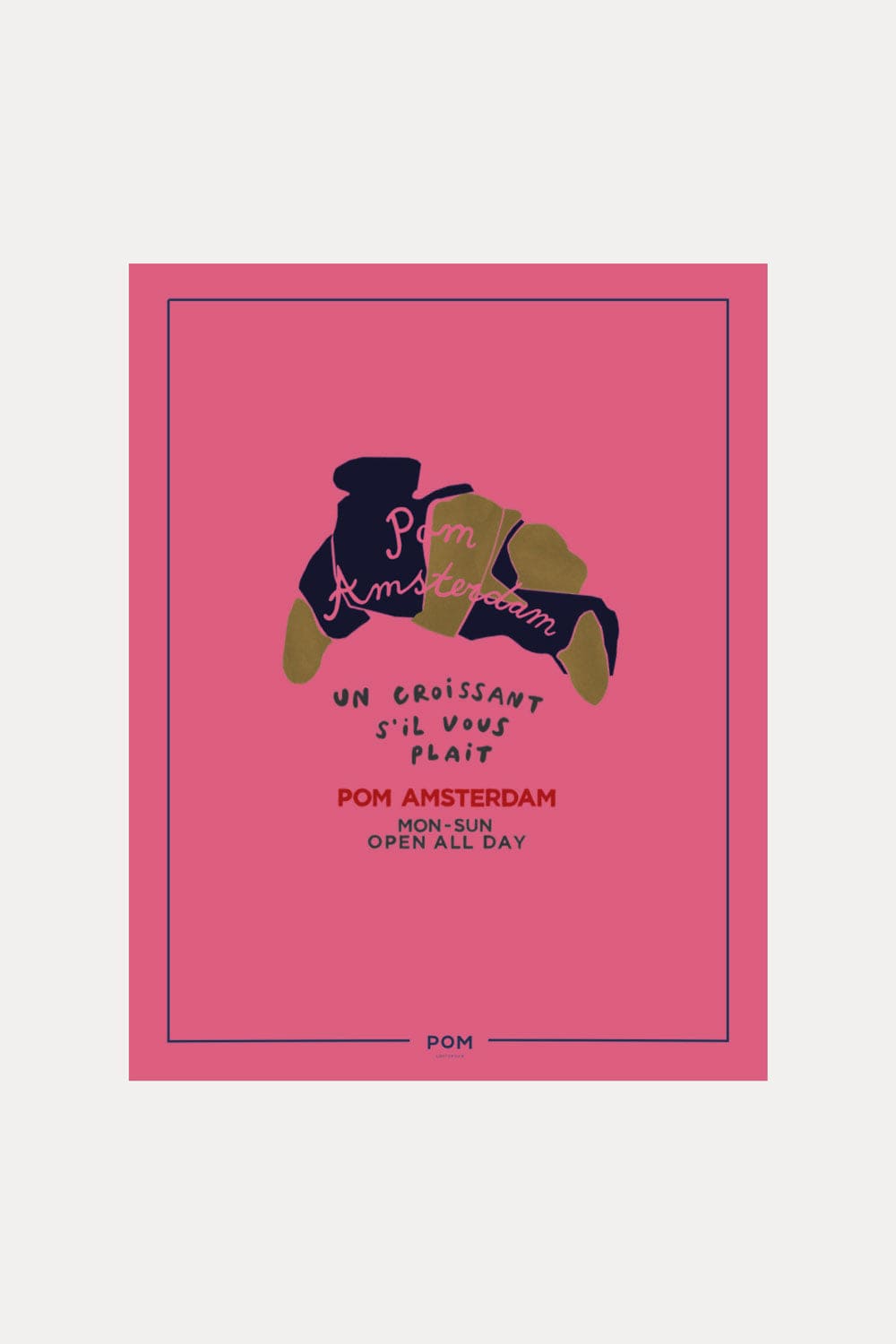 POM Amsterdam Shawls Pink / OS ECHARPE - Un Croissant SVP