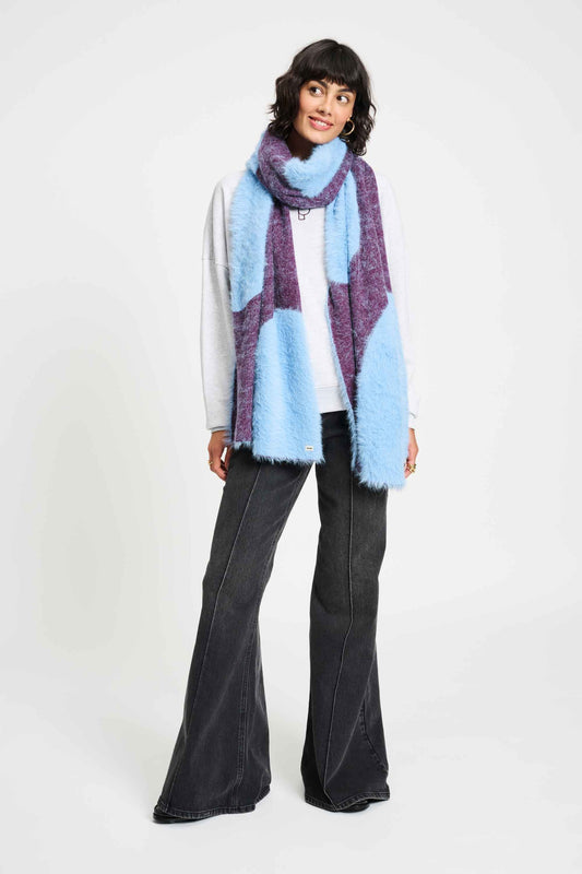 POM Amsterdam Shawls Purple / OS ECHARPE - Dots Plum