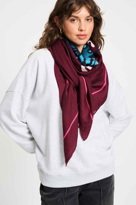 POM Amsterdam Shawls Purple / OS ECHARPE - Le Diner