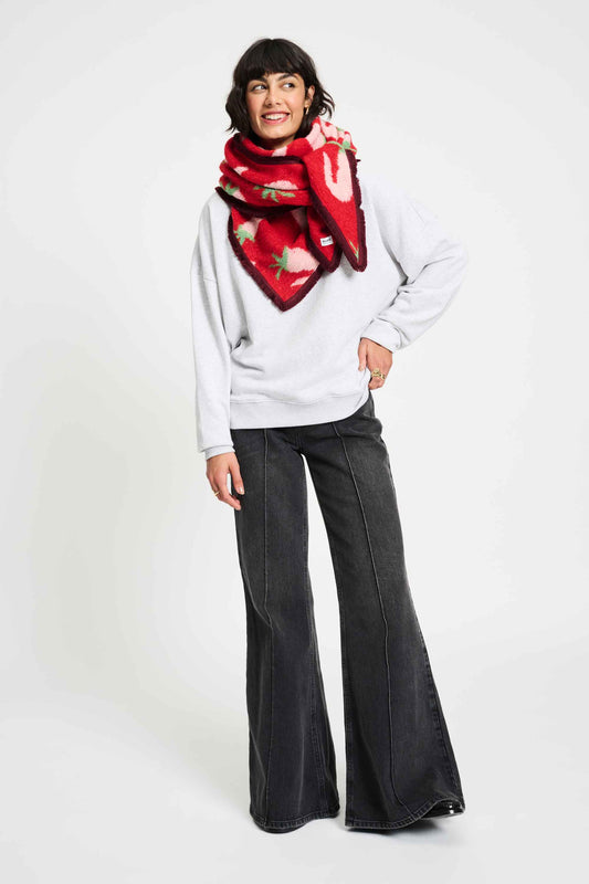 POM Amsterdam Shawls Red / OS ECHARPE - Pepper Garden
