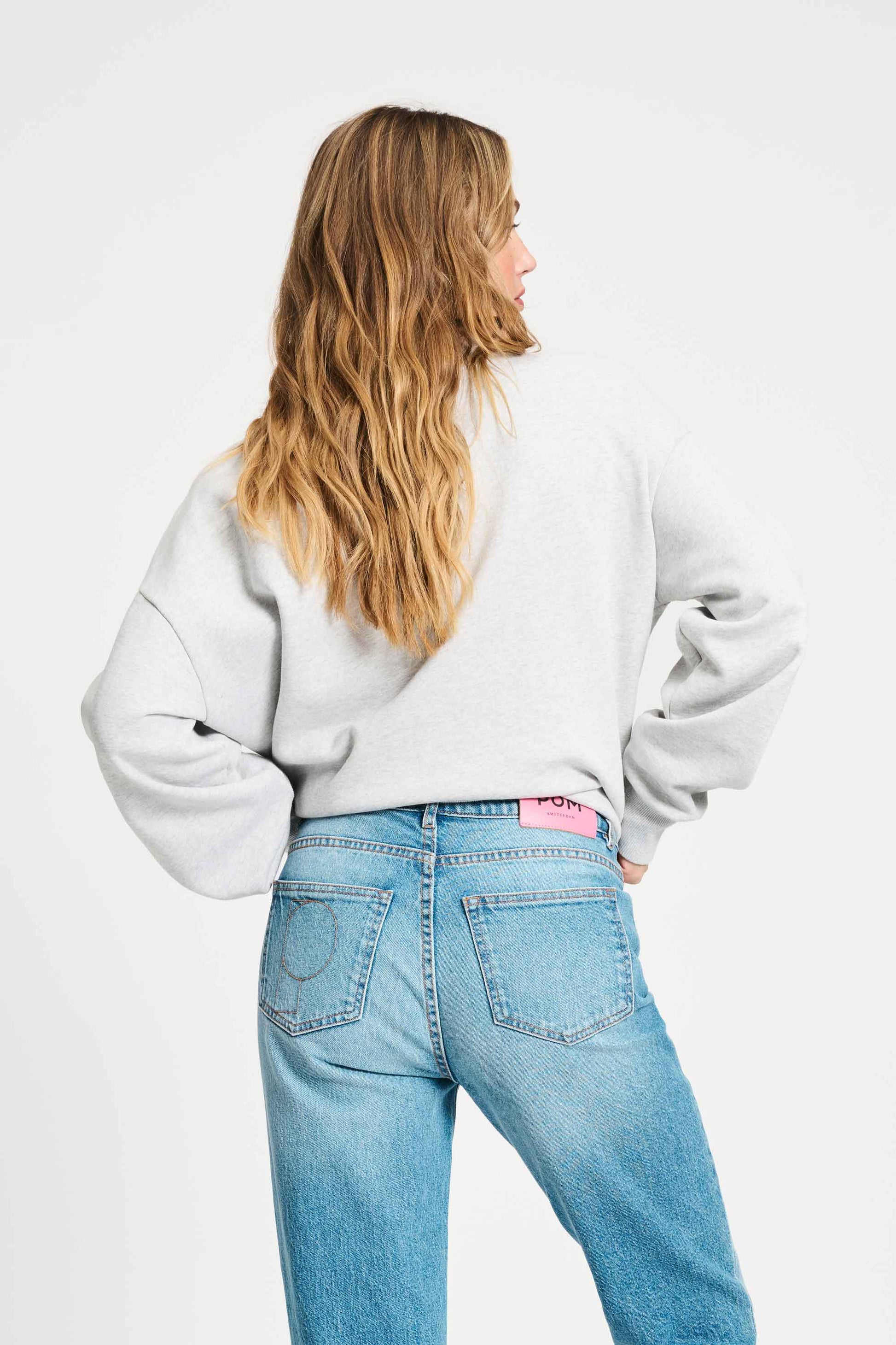 POM Amsterdam Sweaters SWEATER - Pomodori Grey