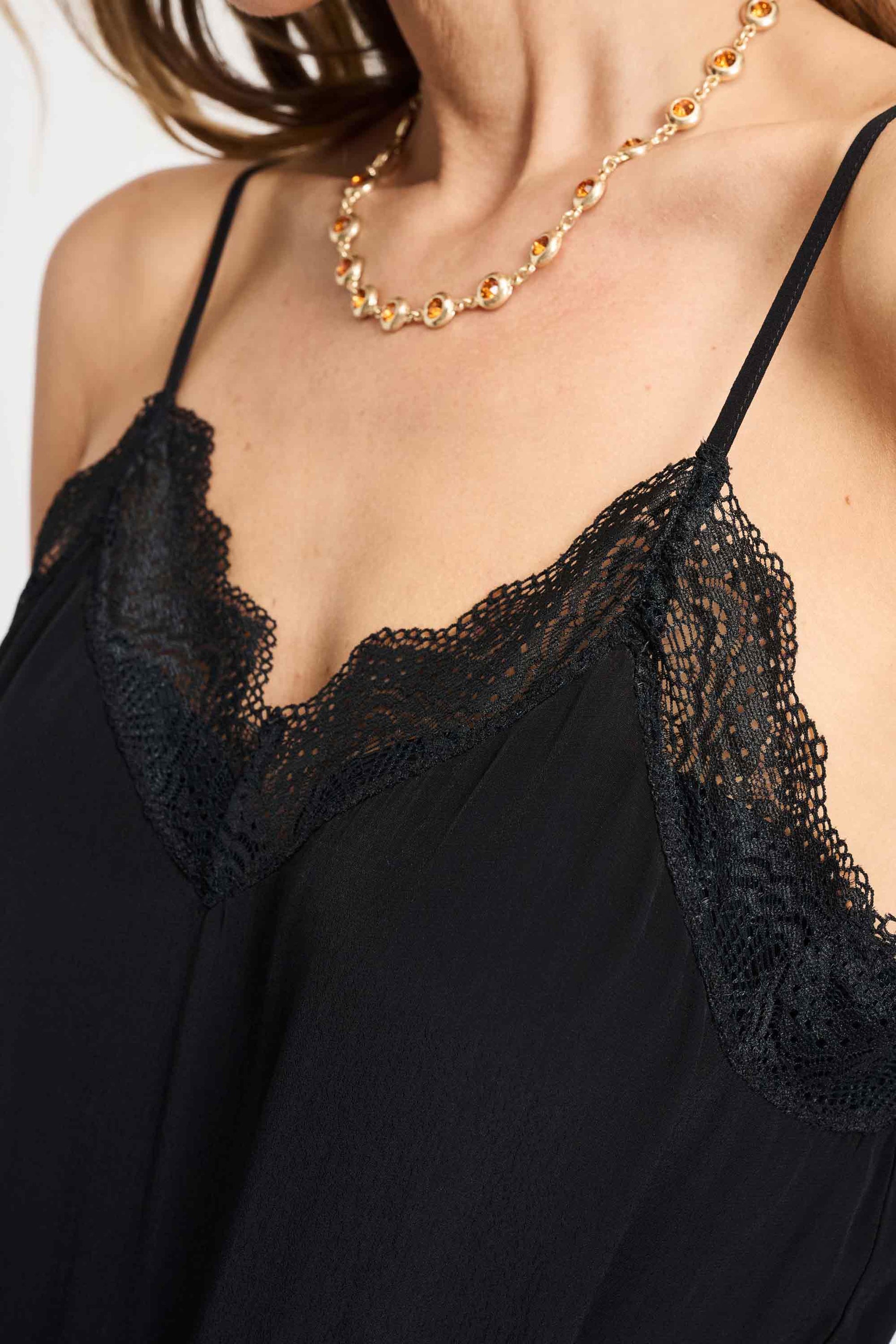 POM Amsterdam Tops TOP - Cami Black