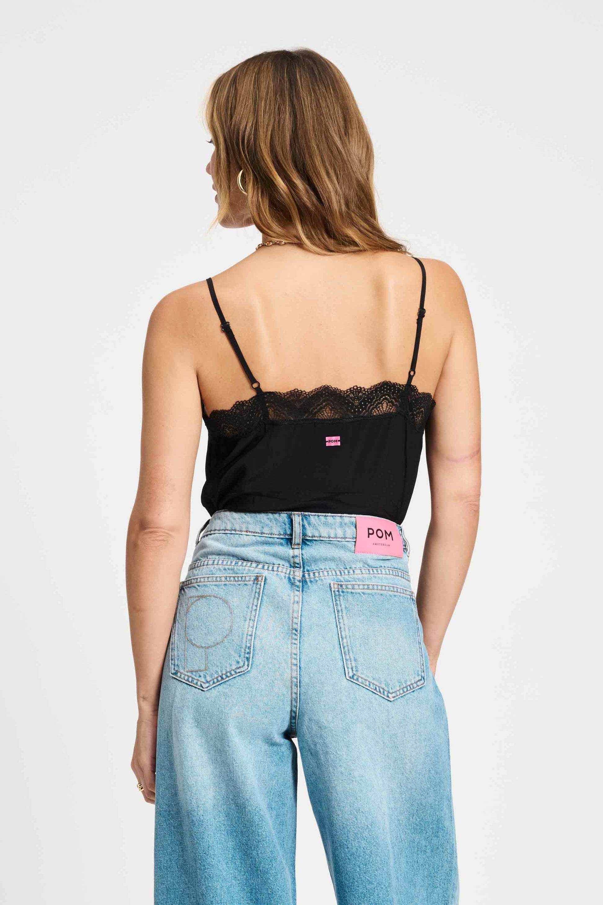 POM Amsterdam Tops TOP - Cami Black
