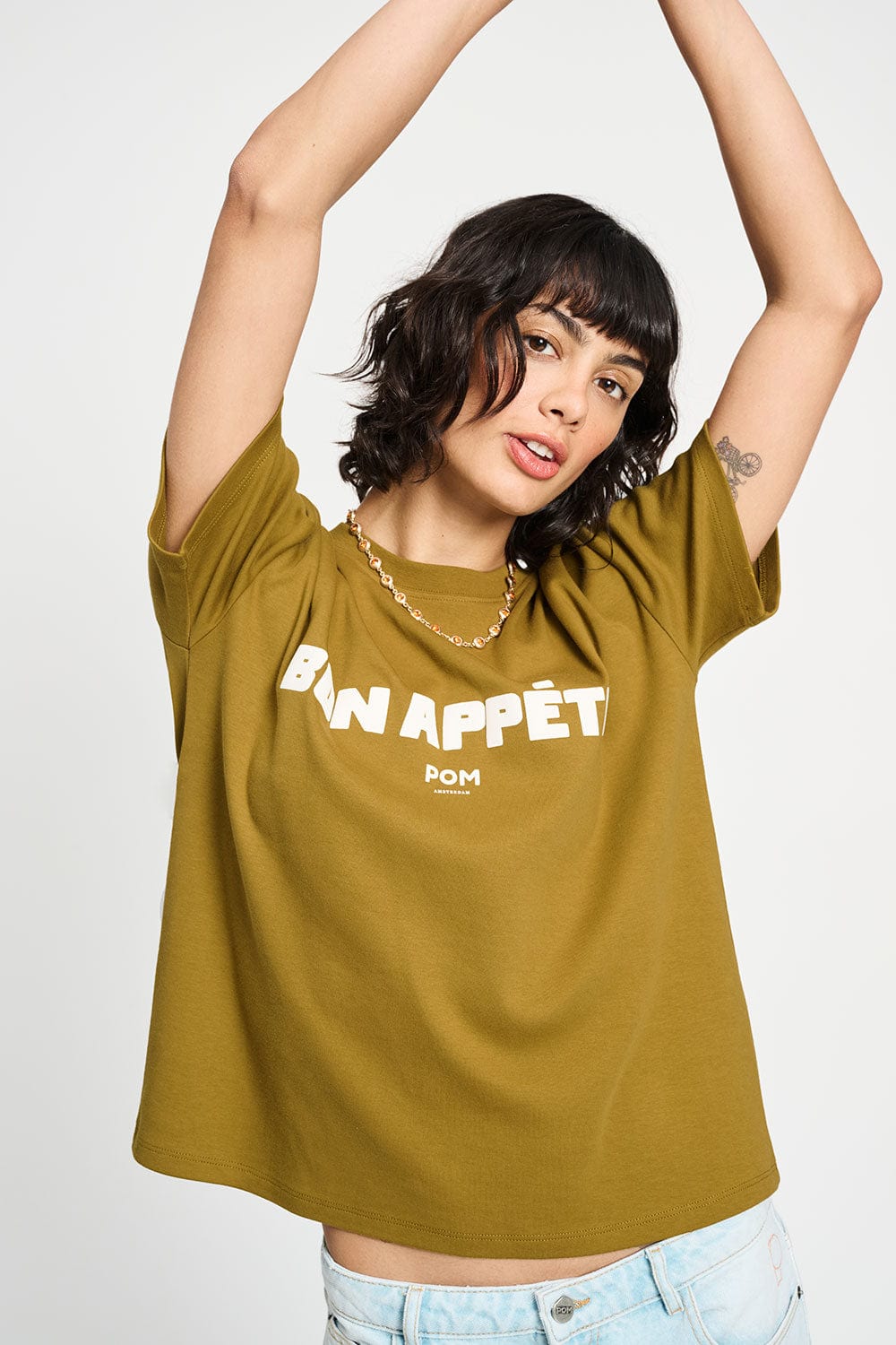 POM Amsterdam Tshirts TSHIRT - Bon Appétit