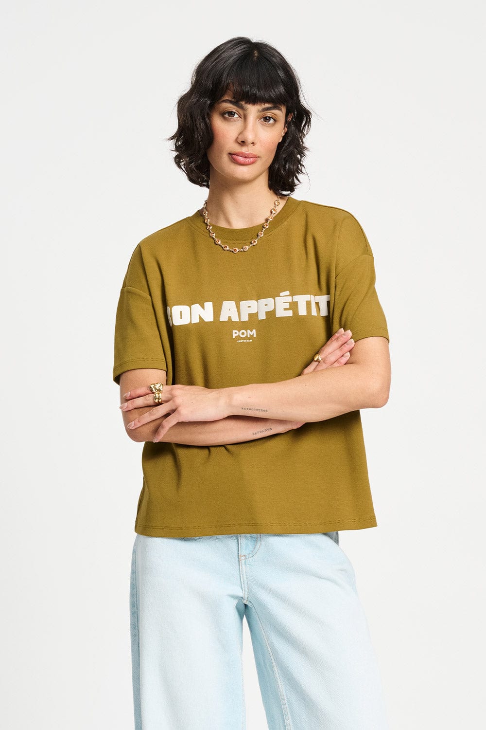 POM Amsterdam Tshirts TSHIRT - Bon Appétit