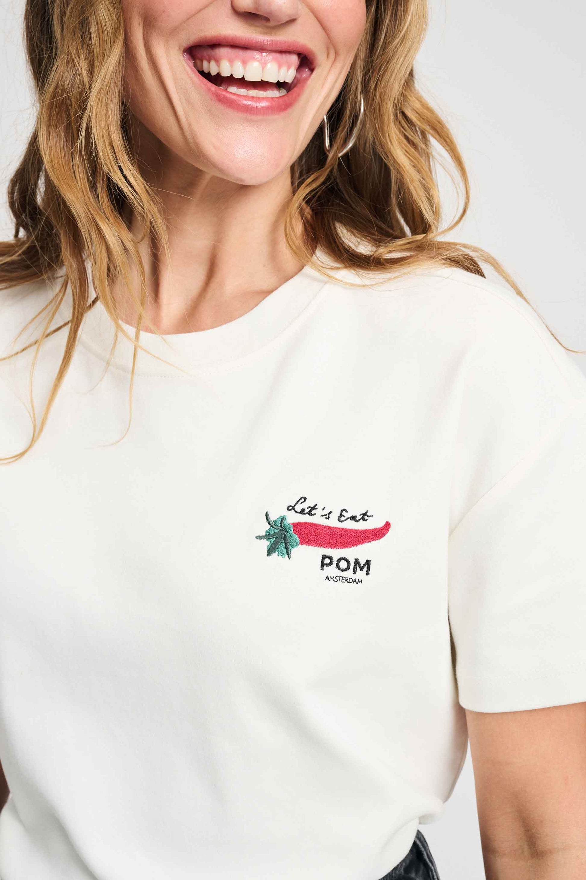 POM Amsterdam Tshirts TSHIRT - Chili Pepper