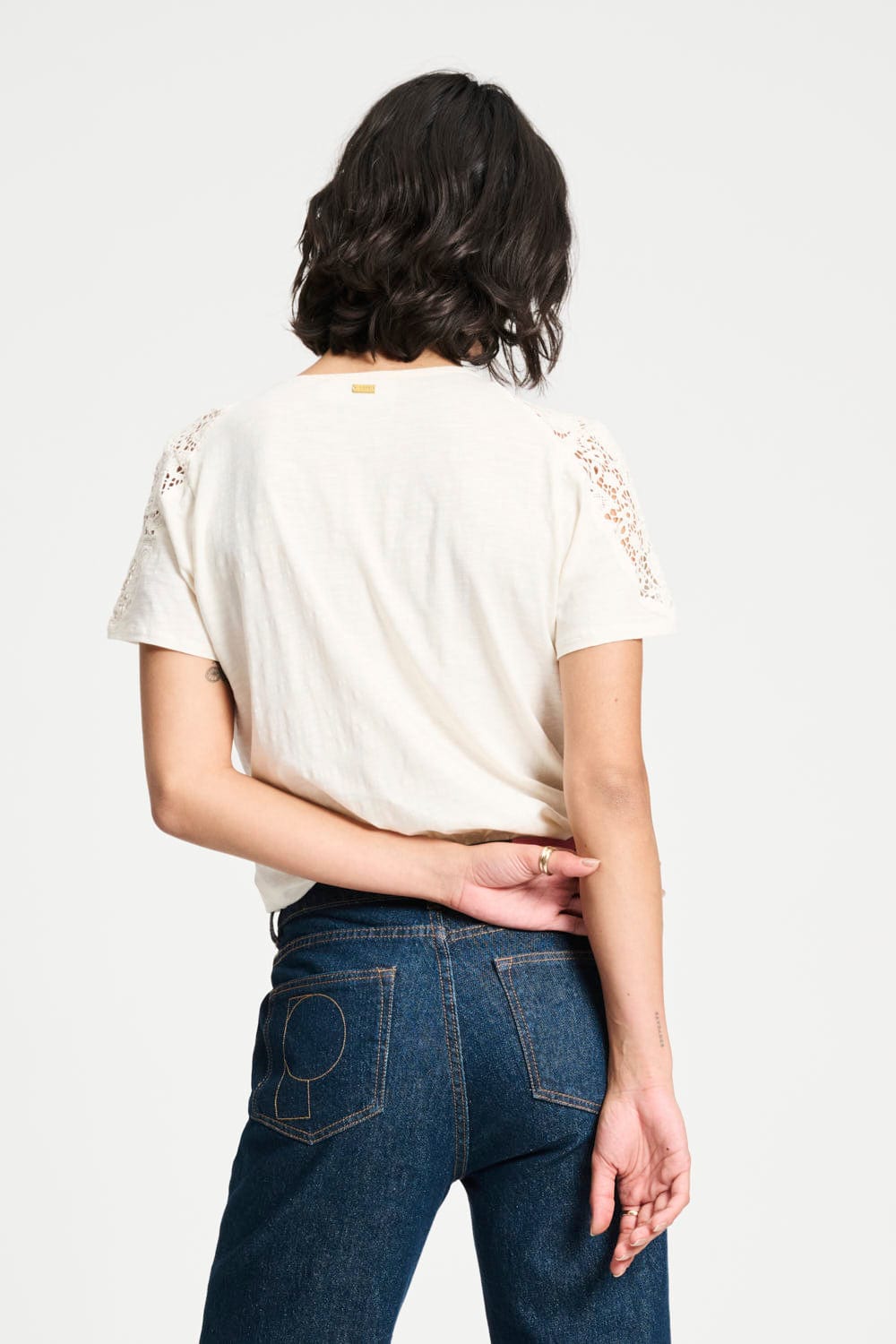 POM Amsterdam Tshirts TSHIRT - Ellen Ecru